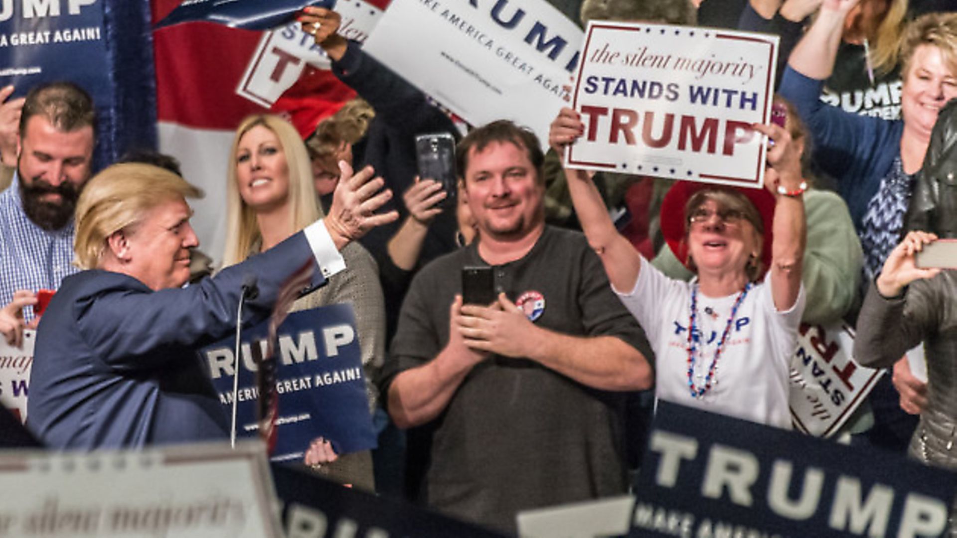 Donald Trump in Reno, Nevada (Darron Birgenheier via Flickr CC BY-SA 2.0) - Credit: Darron Birgenheiert