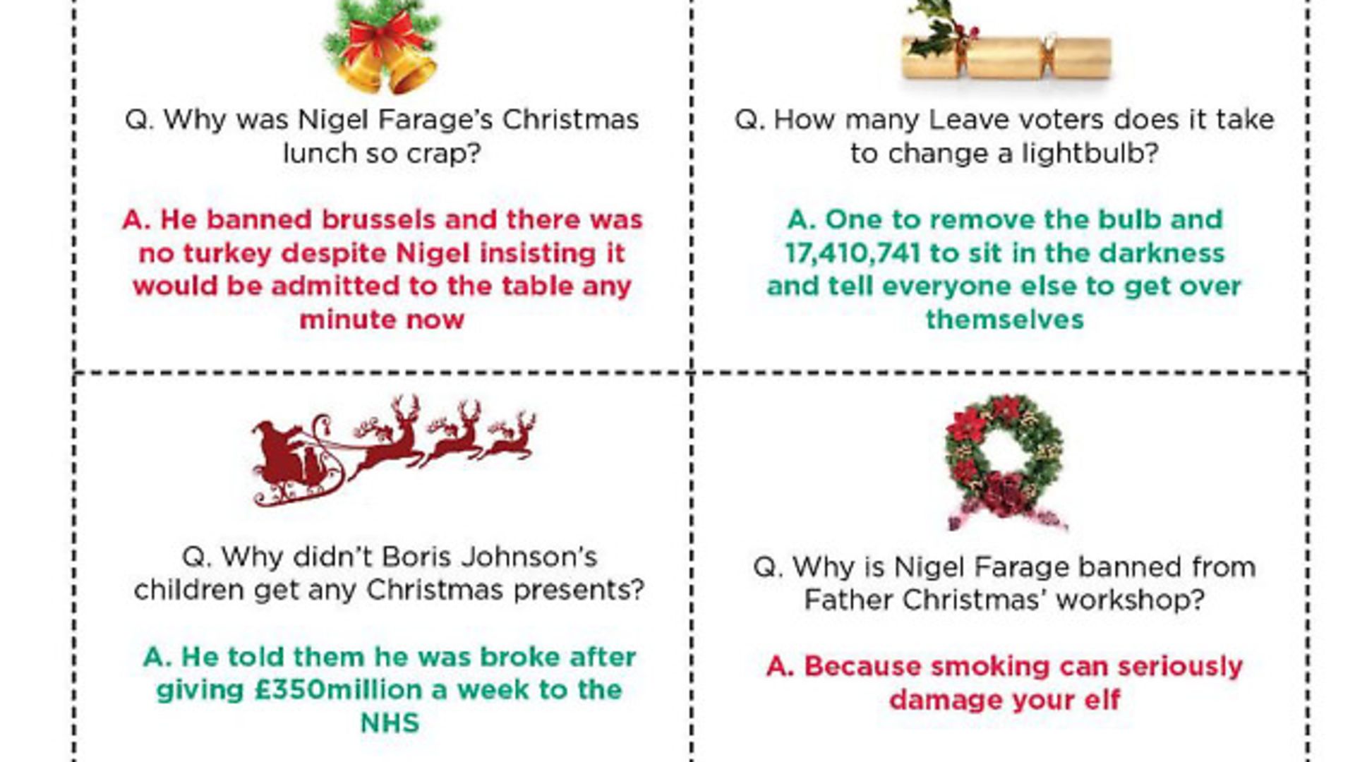 Get ready to groan, with our Brexit Christmas cracker jokes - Credit: Archant