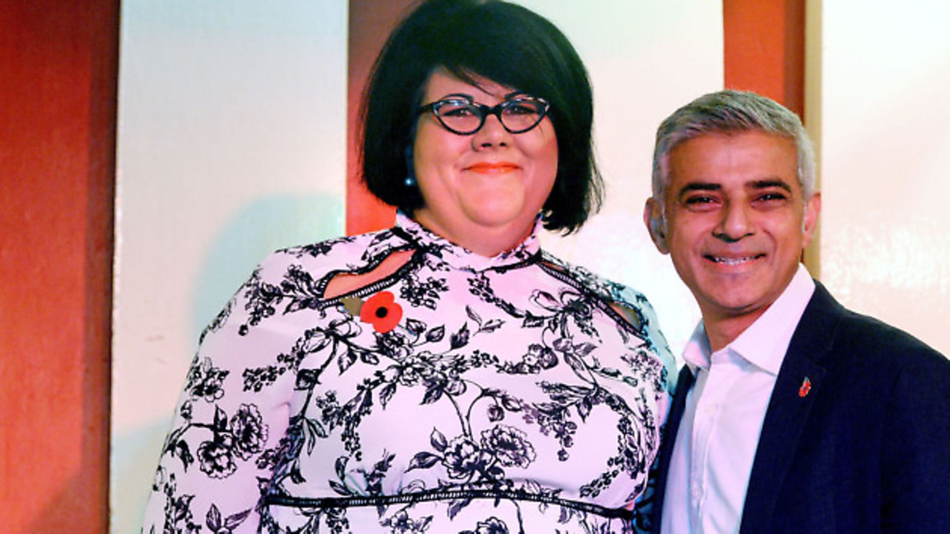 Sadiq Khan with Amy Lame - Credit: PA Wire/PA Images