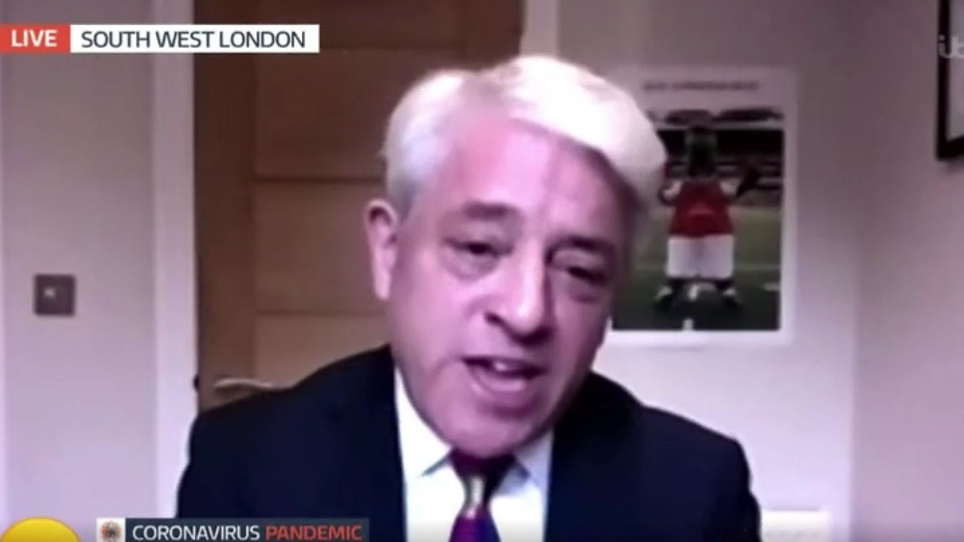 John Bercow appears on Good Morning Britain - Credit: ITV