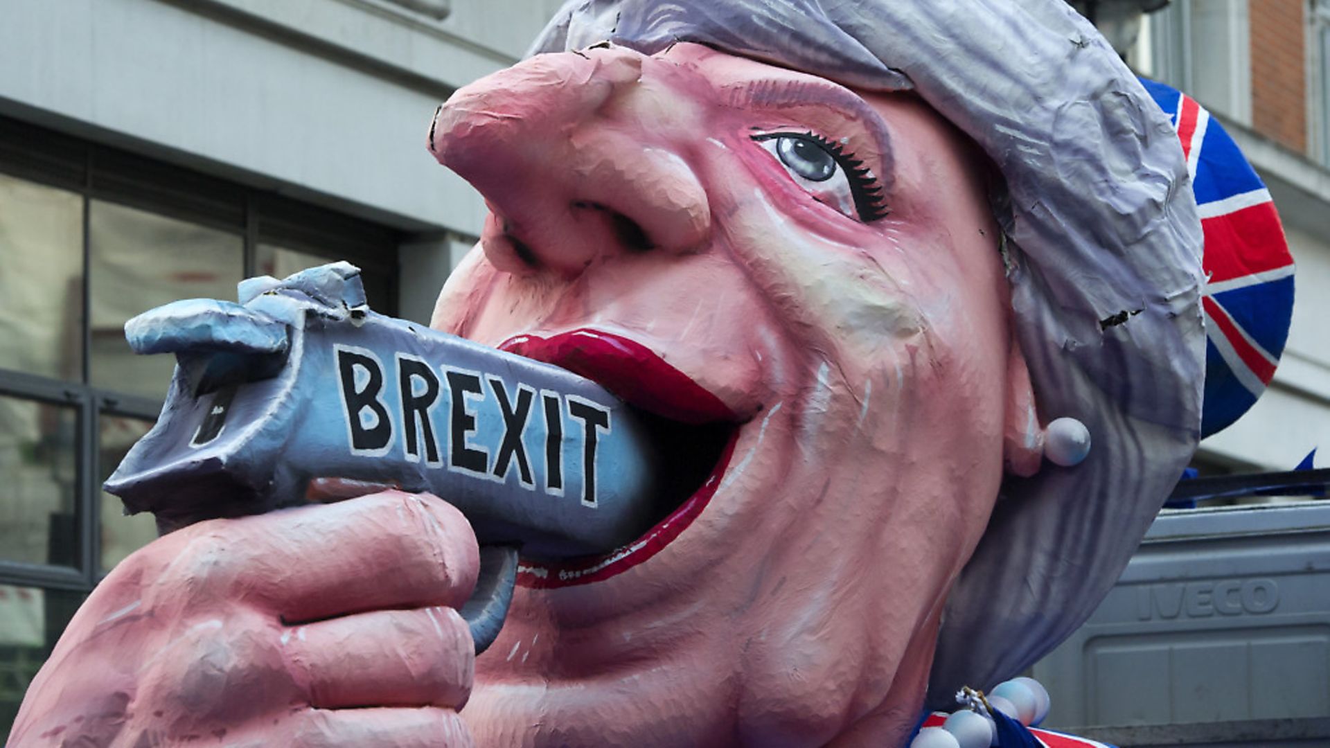 Protesters outside BBC Broadcasting House in London, as Prime Minister Theresa May and her husband Philip appear on The One Show. - Credit: PA Wire/PA Images