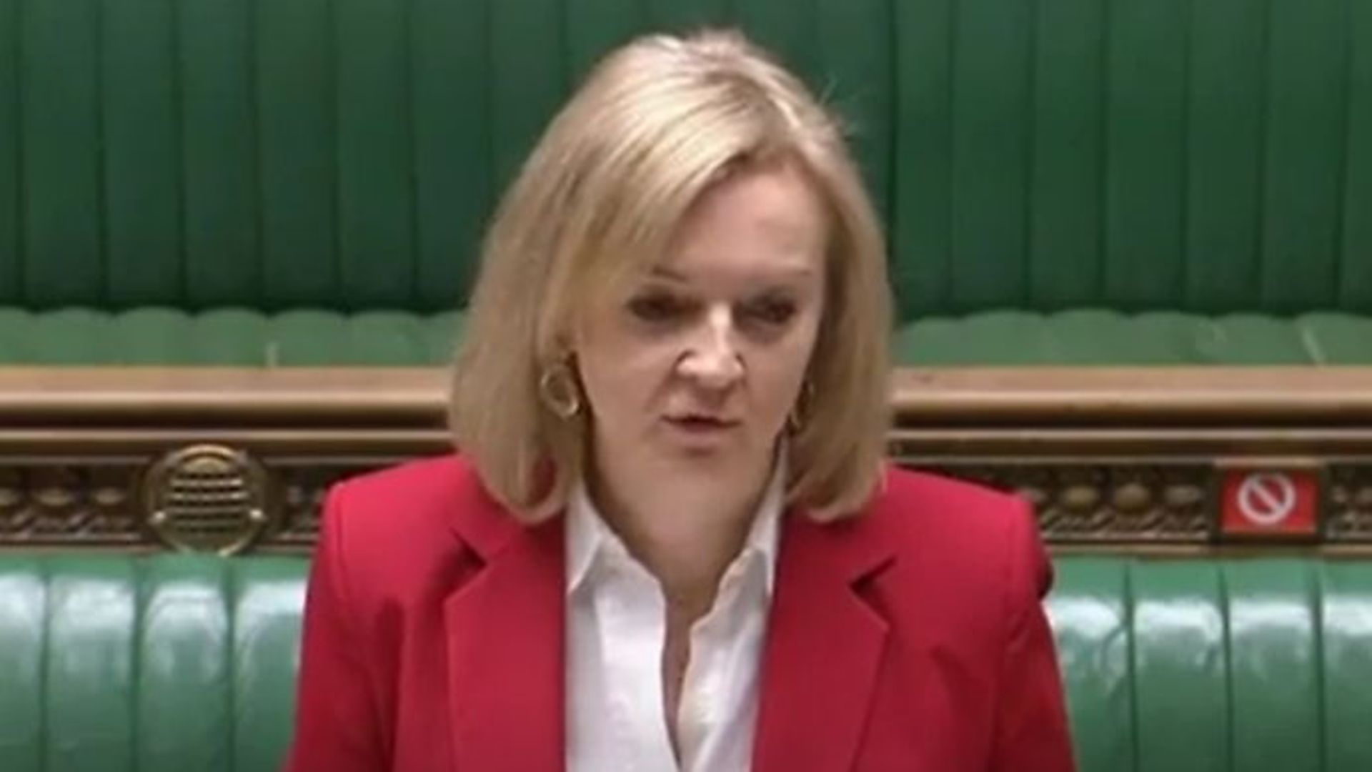 Liz Truss told MPs that new trade deals after Brexit will 'undermine' British farmers - Credit: Parliamentlive.tv