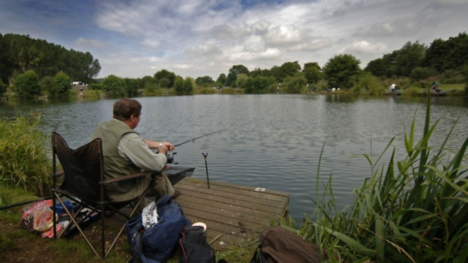 A fisherman pictured at Barford lakes - Credit: Antony Kelly