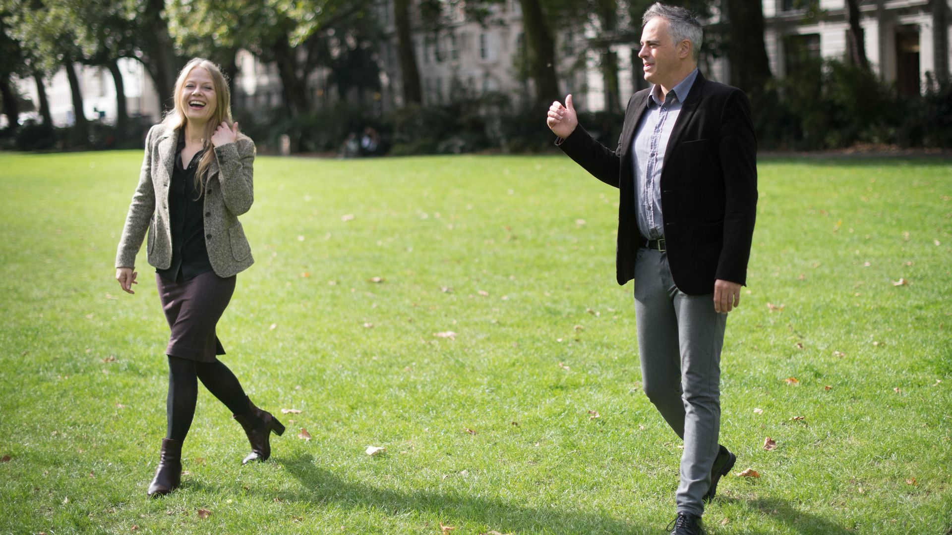 Sian Berry and Jonathan Bartley, co-leaders of the Green Party - Credit: PA