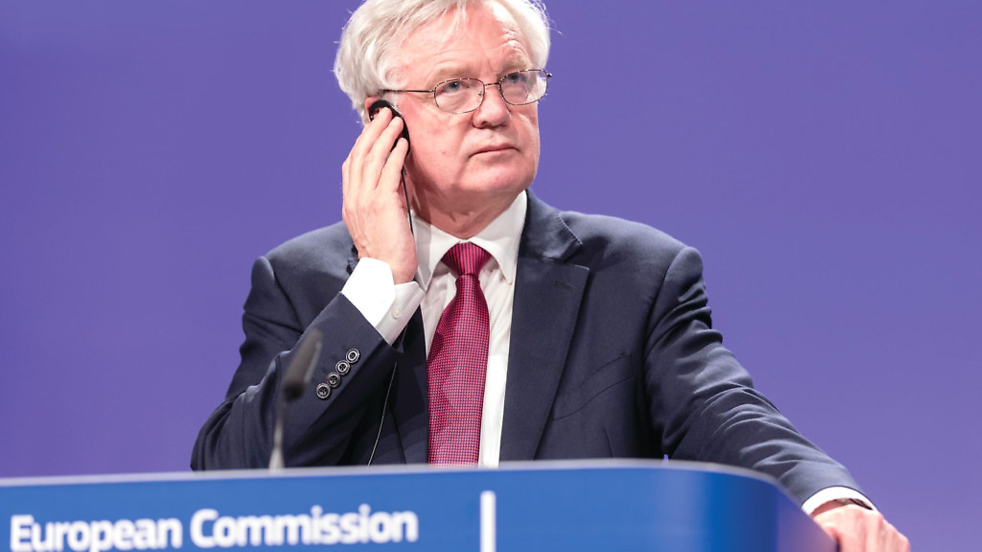 British Secretary of State for Exiting the European Union David Davis - Credit: ABACA/PA Images