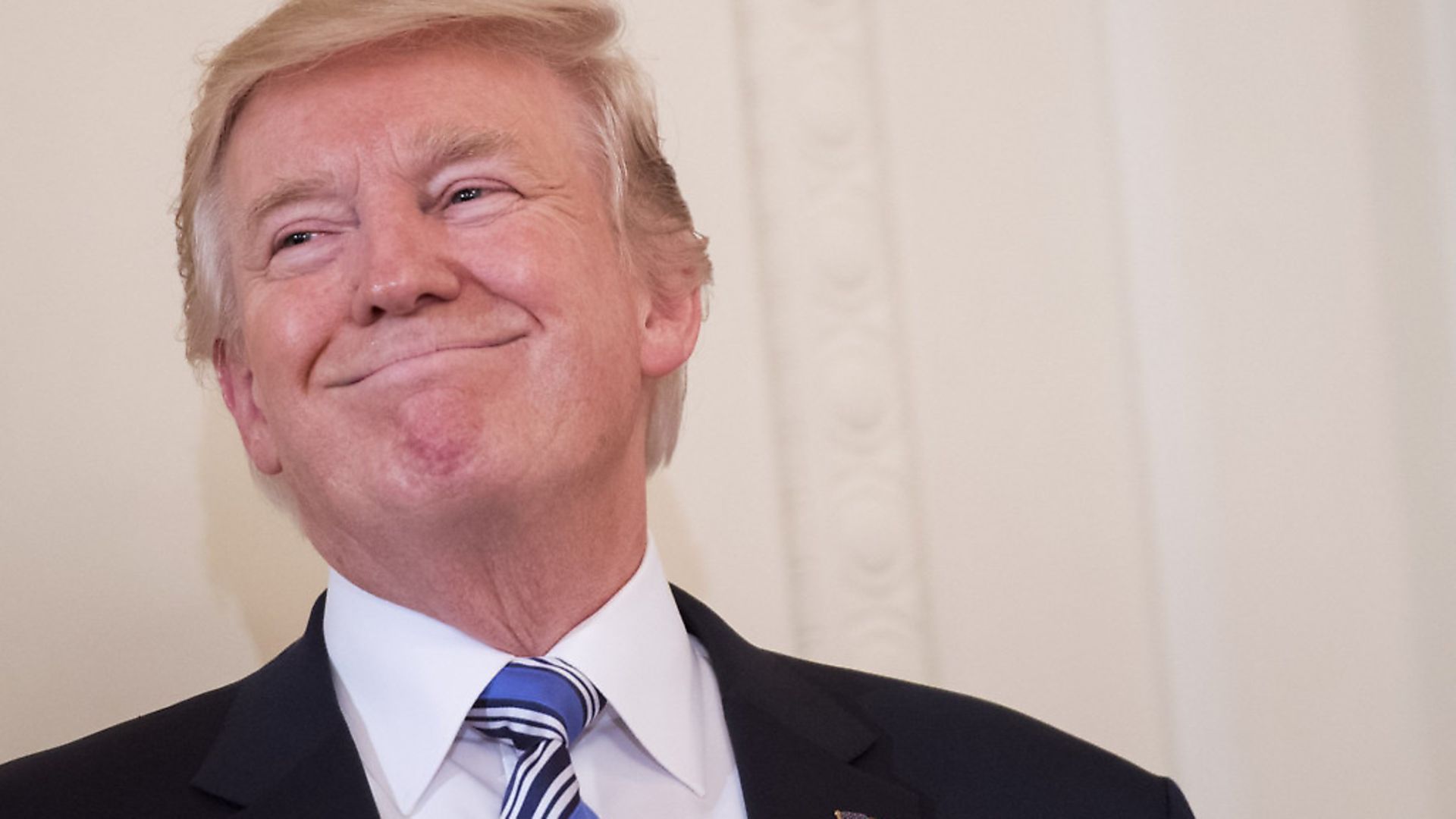 President Donald Trump attends the Made in American showcase at the White House in Washington, D.C. on July 17, 2017. - Credit: UPI/PA Images