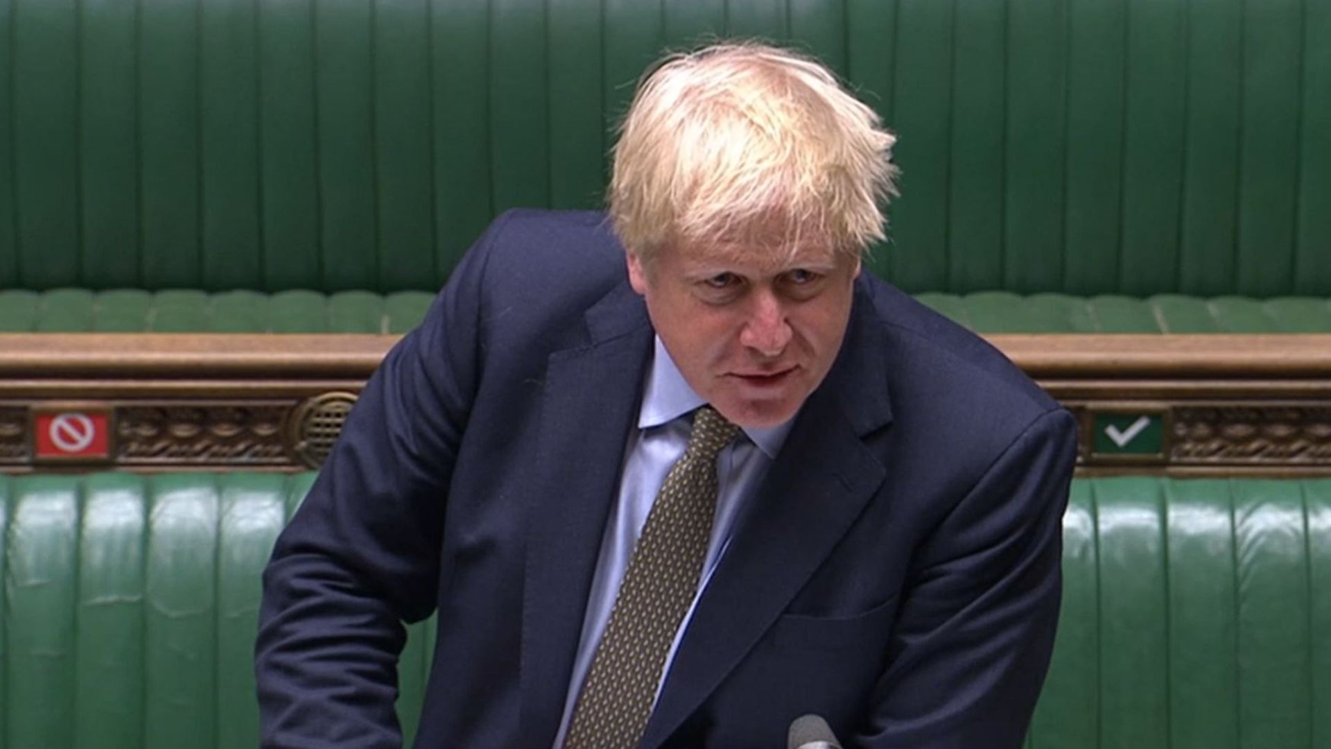 Prime Minister Boris Johnson speaks in the House of Commons - Credit: PA