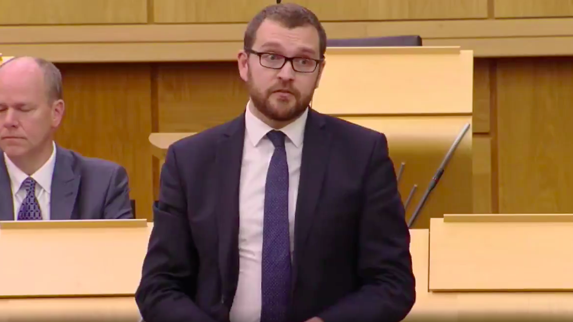 Oliver Mundell in the Scottish parliament - Credit: Scottish parliament