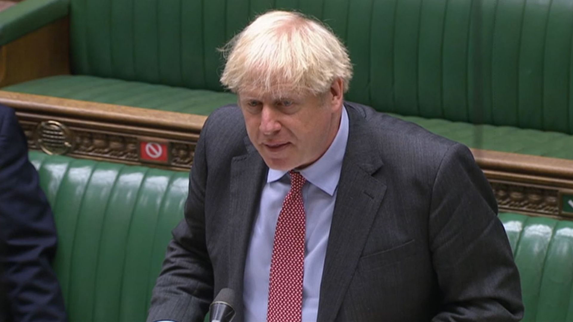 Prime Minister Boris Johnson speaks during Prime Minister's Questions in the House of Commons - Credit: PA
