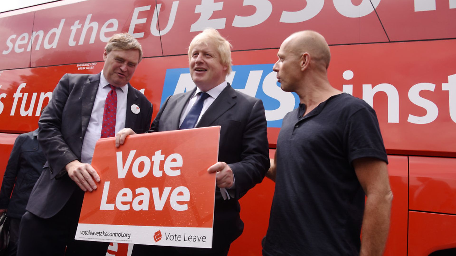 Boris Johnson in Norfolk, pictured with Steve Hilton. Photo : Steve Adams - Credit: Steve Adams