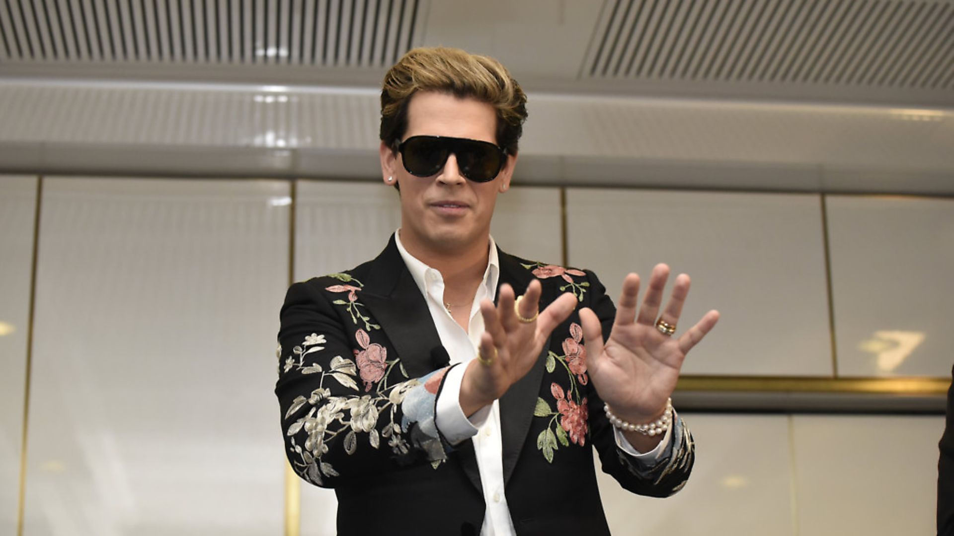 Milo Yiannopoulos speaking at an event in Australia. Photo: Michael Masters/Getty Images - Credit: Getty Images