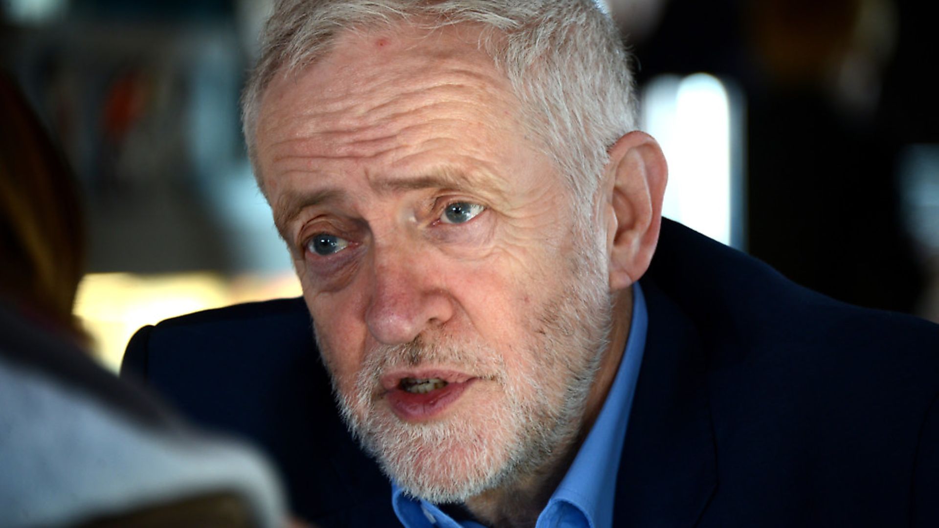 The Labour leader Jeremy Corbyn speaking to The New European. Photograph: Antony Kelly. - Credit: Archant