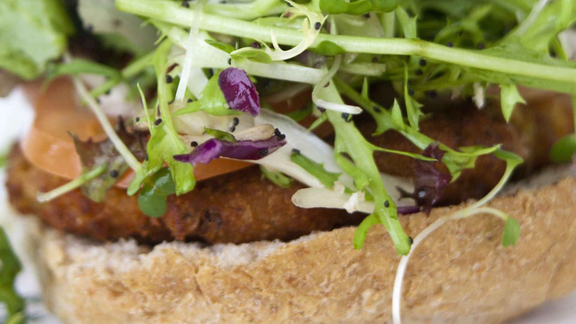 A veggie burger. Picture: Colm Costelloe - Credit: Archant
