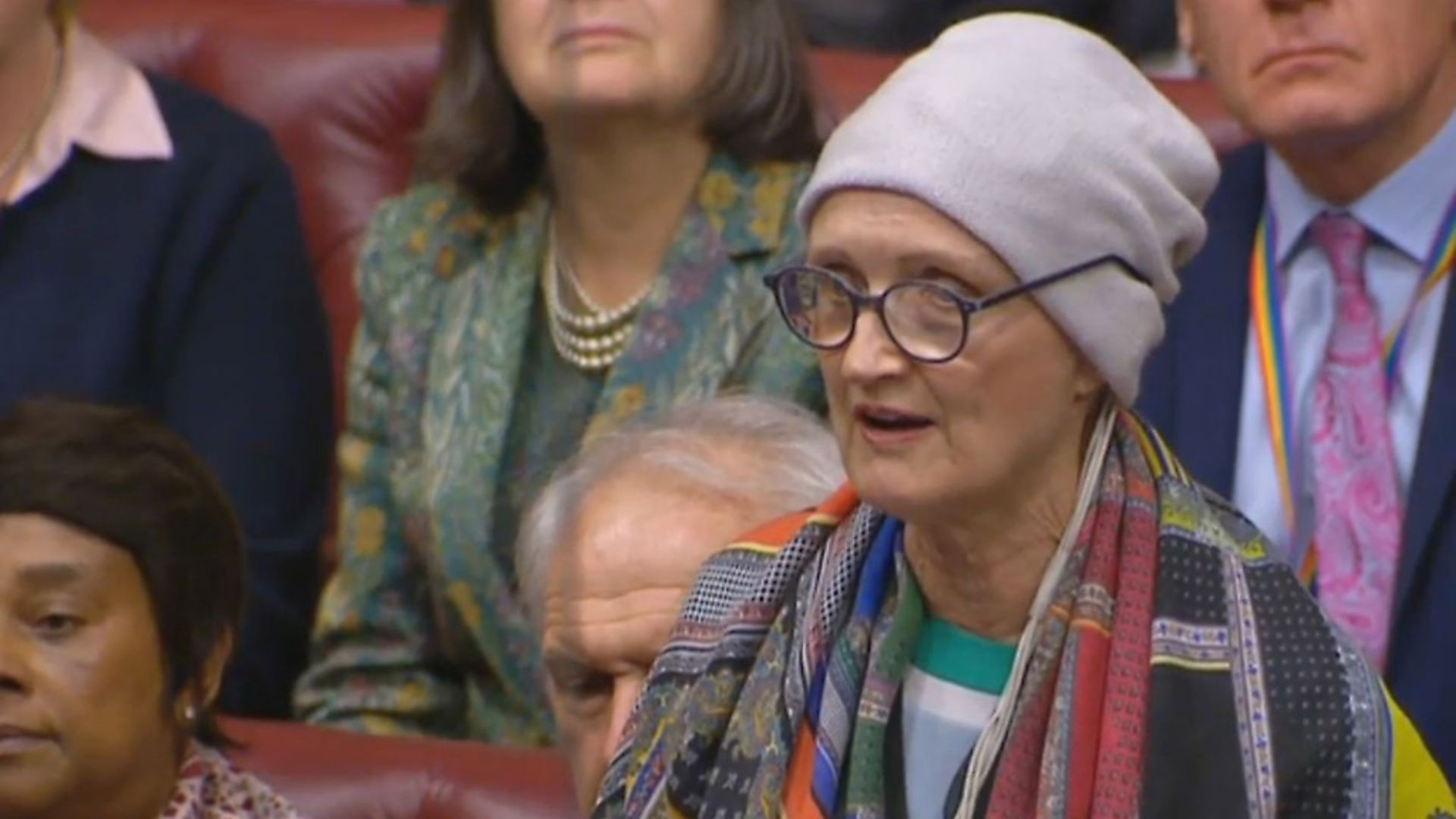 Dame Tessa Jowell speaking in the House of Lords in January. Picture:  PA Wire - Credit: PA