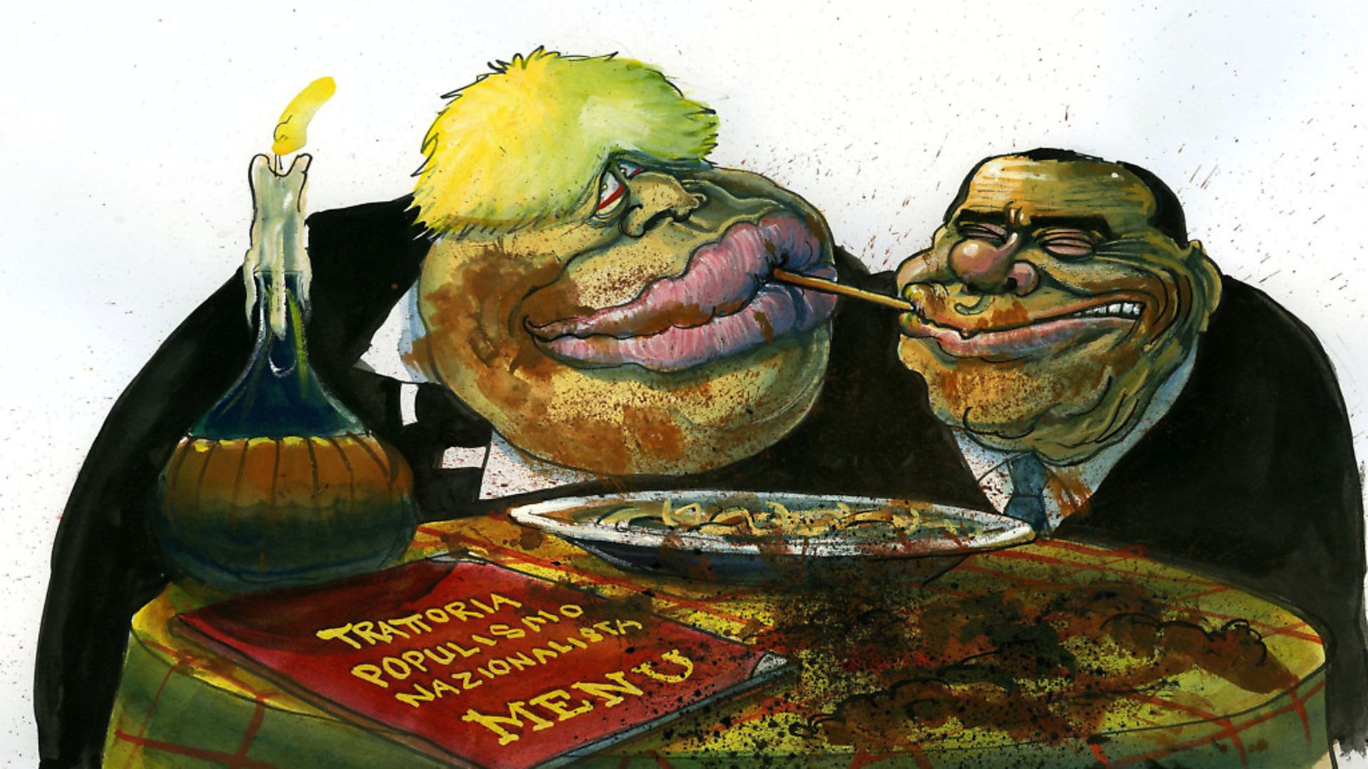 Trump and Berlusconi by Martin Ronson. Picture: Martin Ronson - Credit: Martin Ronson