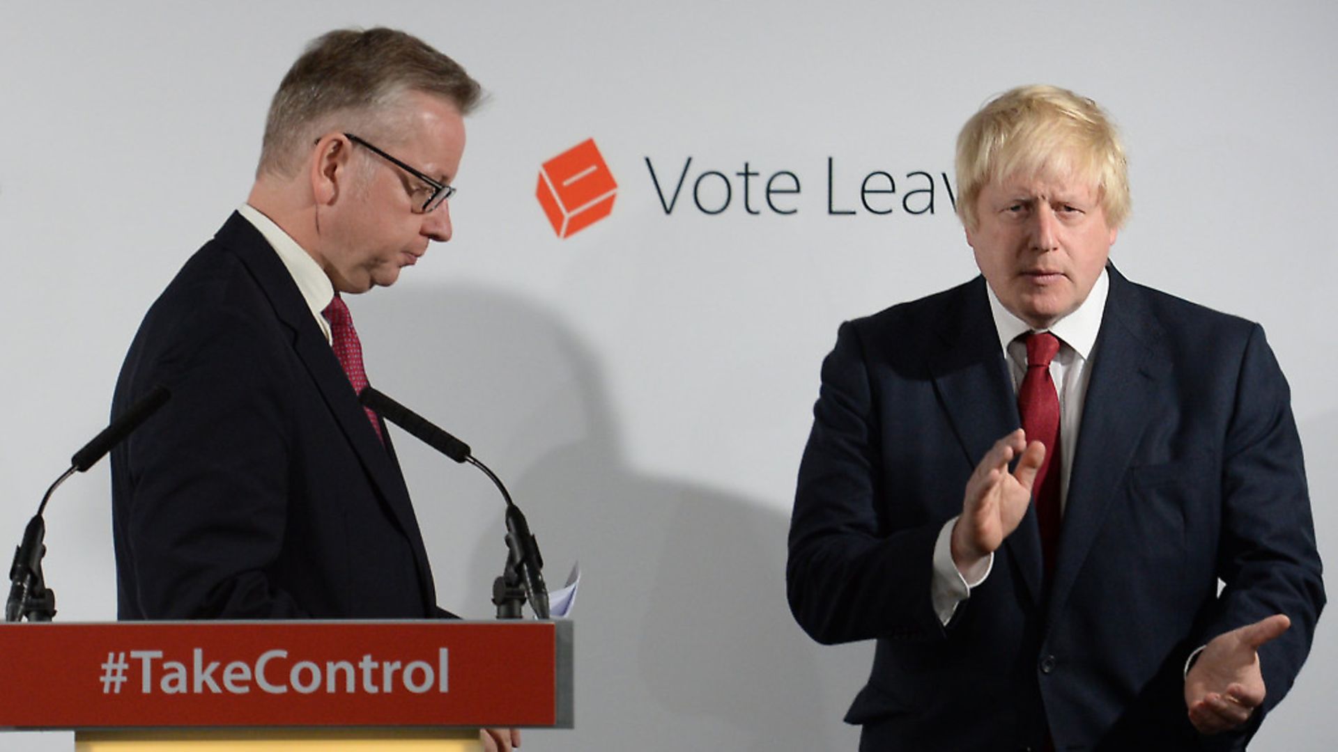 Michael Gove and Boris Johnson in the wake of the Brexit vote. Photograph: Stefan Rousseau. - Credit: PA Archive/PA Images