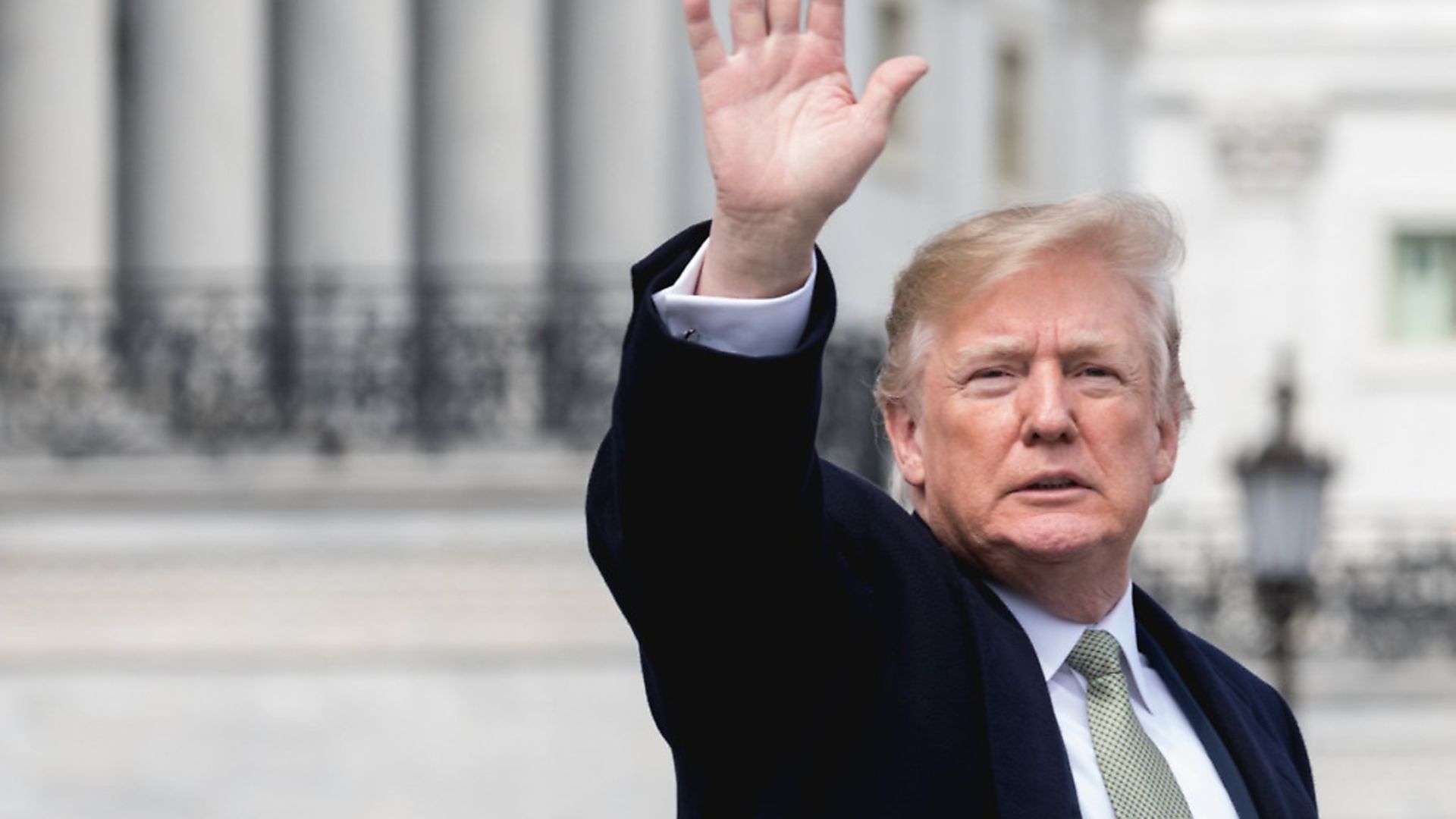 US President Donald Trump. Photograph by Cheriss May/PA Images. - Credit: SIPA USA/PA Images