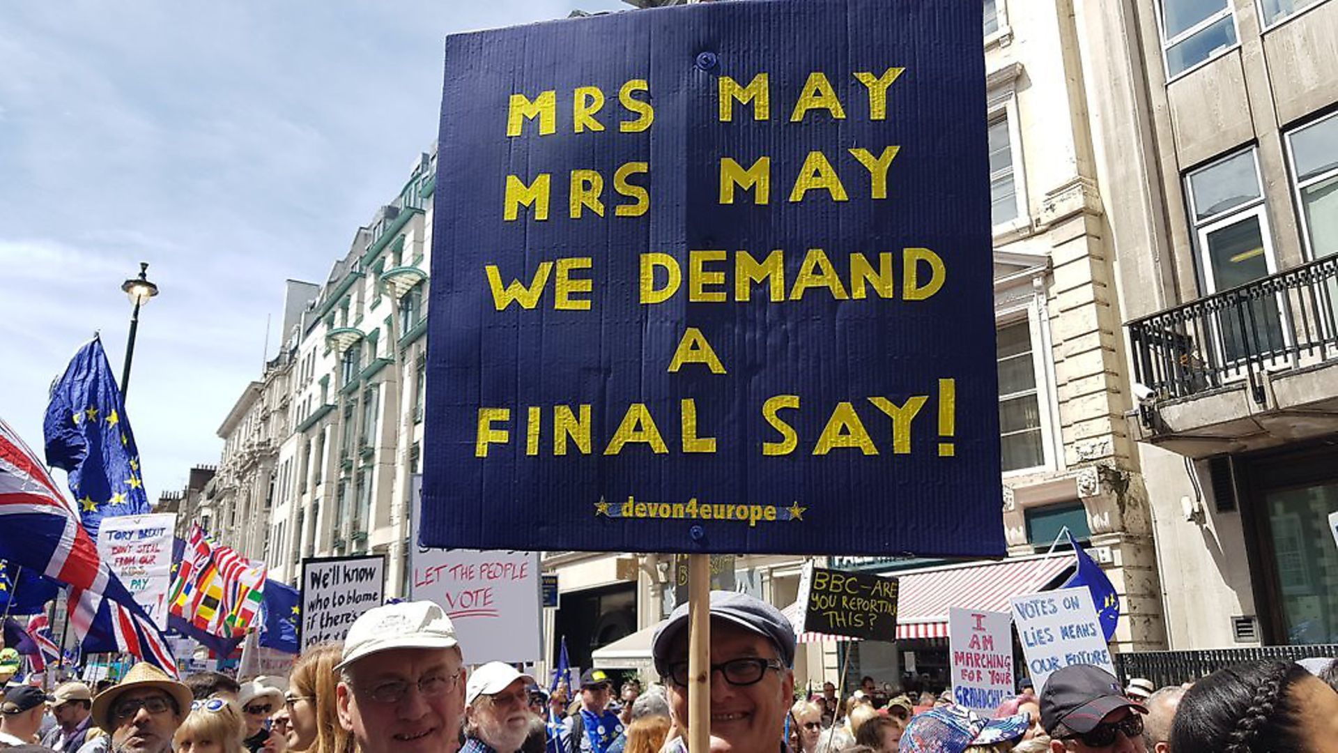 People's Vote March. Photograph: Jono Read/Archant - Credit: Archant