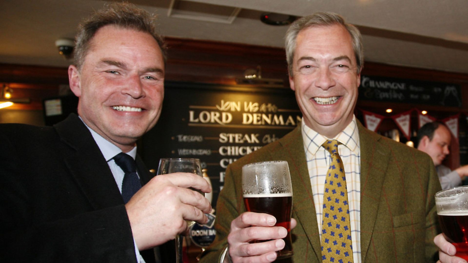 Peter Whittle pictured with Nigel Farage. Photograph: Sandra Rowse. - Credit: Archant