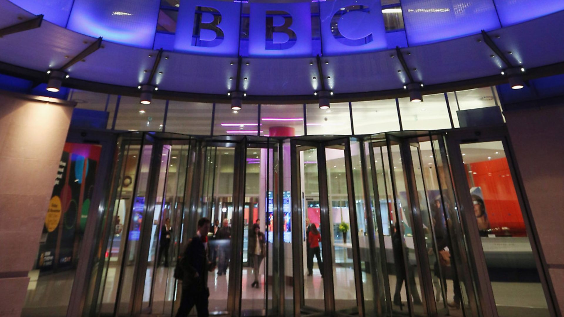 LONDON, ENGLAND - NOVEMBER 13:  The BBC headquarters at New Broadcasting House is illuminated at night on November 13, 2012 in London, England. Tim Davie has been appointed the acting Director General of the BBC following the resignation of George Entwistle after the broadcasting of an episode of the current affairs programme 'Newsnight' on child abuse allegations which contained errors.  (Photo by Oli Scarff/Getty Images) - Credit: Getty Images