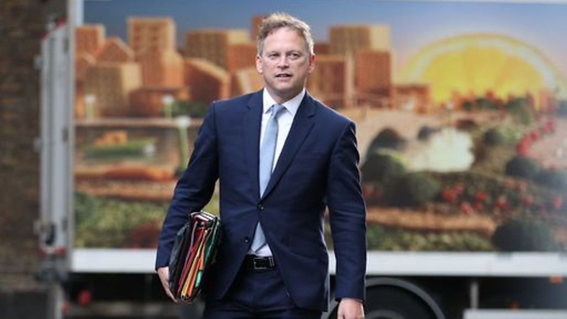 Transport secretary Grant Shapps in Downing Street - Credit: PA