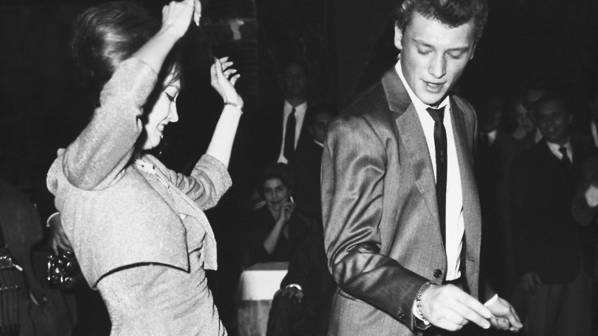 Johnny Hallyday and Valerie Camille dance the twist in Rome, in 1962. Photo: Getty - Credit: Gamma-Keystone via Getty Images