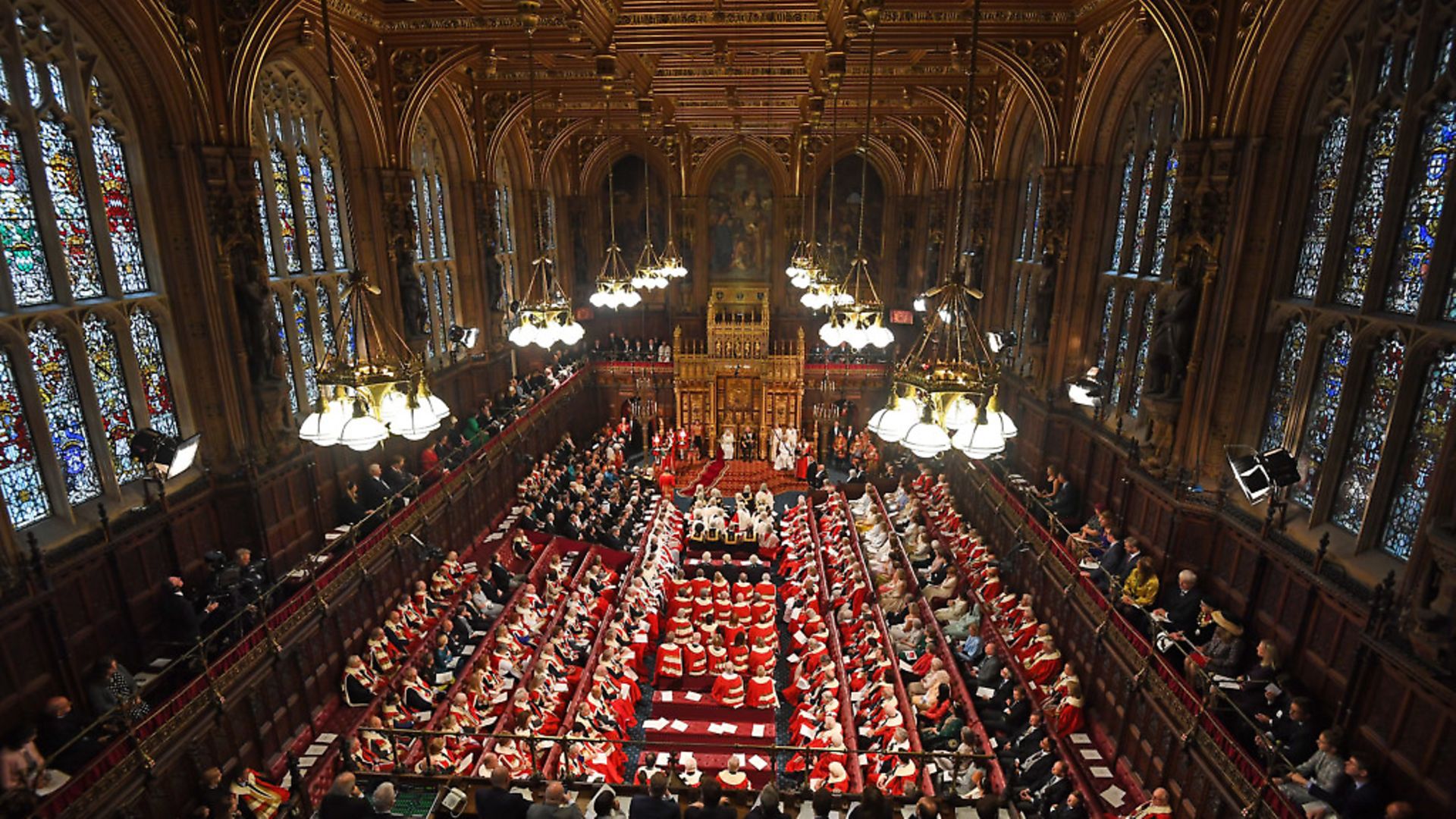 The House of Lords at the Palace of Westminster in London. Photograph: Victoria Jones/PA. - Credit: PA Wire/PA Images