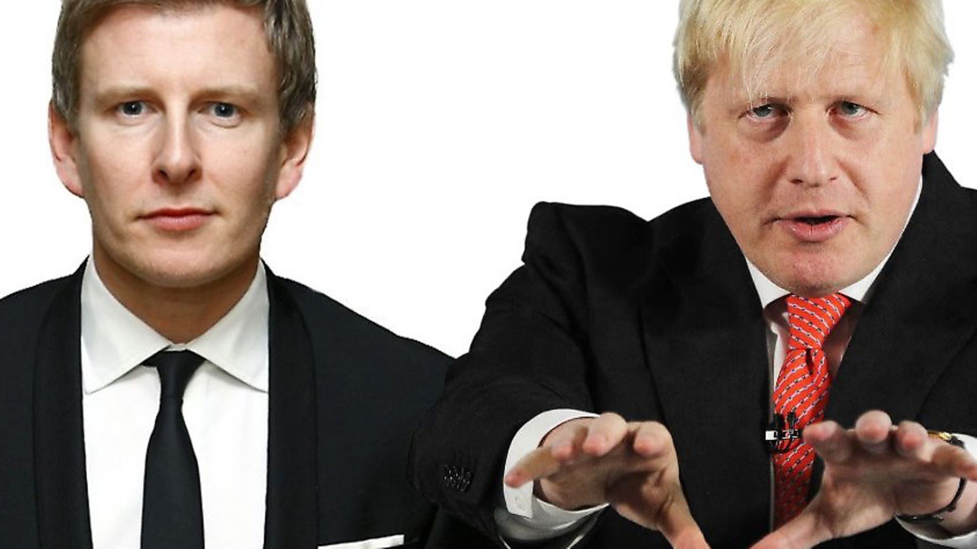 Patrick Kielty and Boris Johnson (PA/Teh3vil/Wikimedia) - Credit: Archant