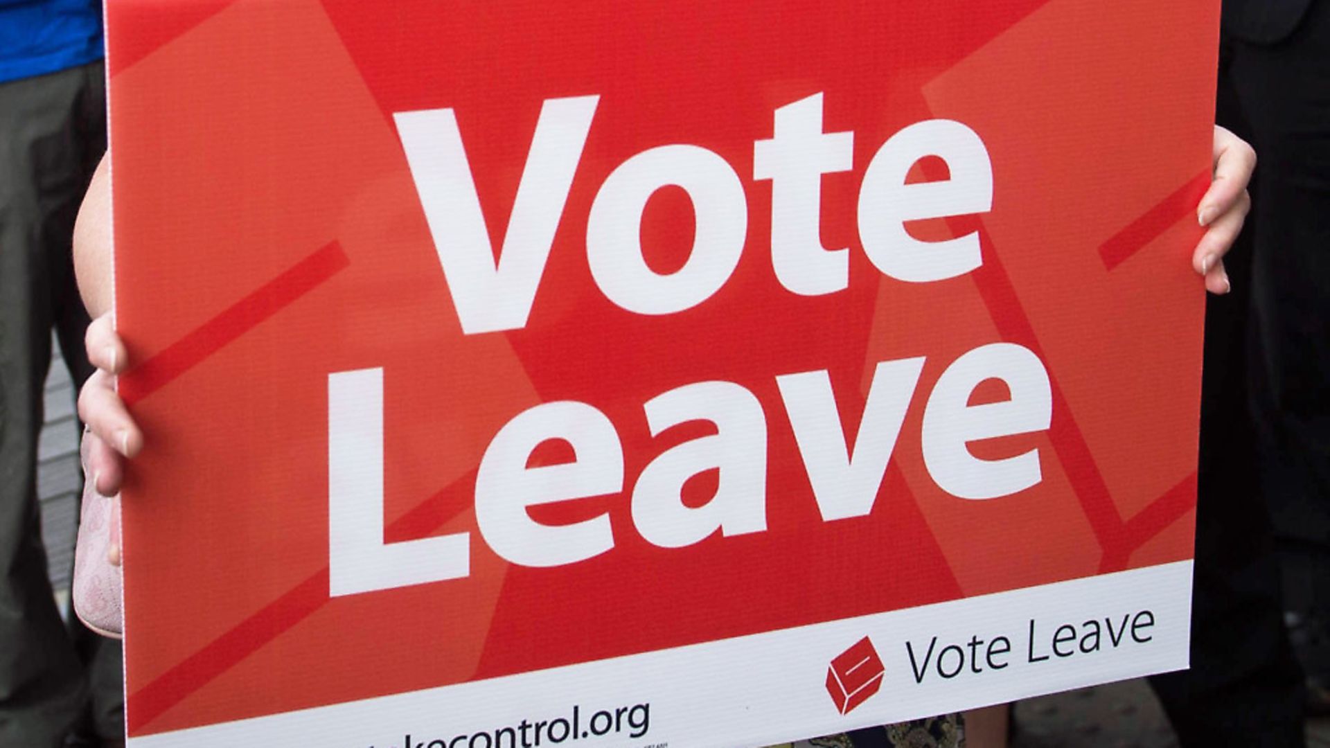 A Vote Leave placard during the EU referendum. Photo: PA / Stefan Rousseau - Credit: PA Wire/PA Images
