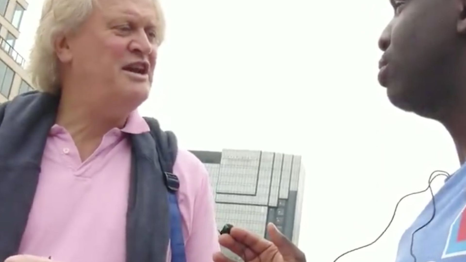Femi Oluwole and Tim Martin at Conservative party conference - Credit: Archant