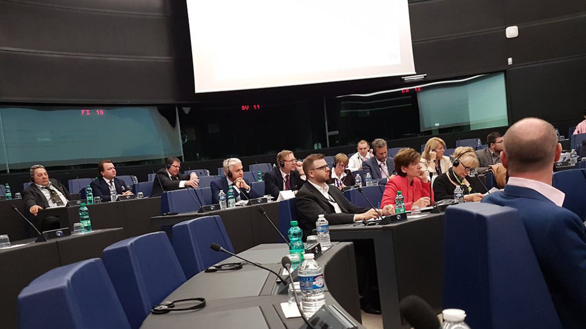 UKIP group MEPs at the European Parliament (Photograph: Julie Girling) - Credit: Archant