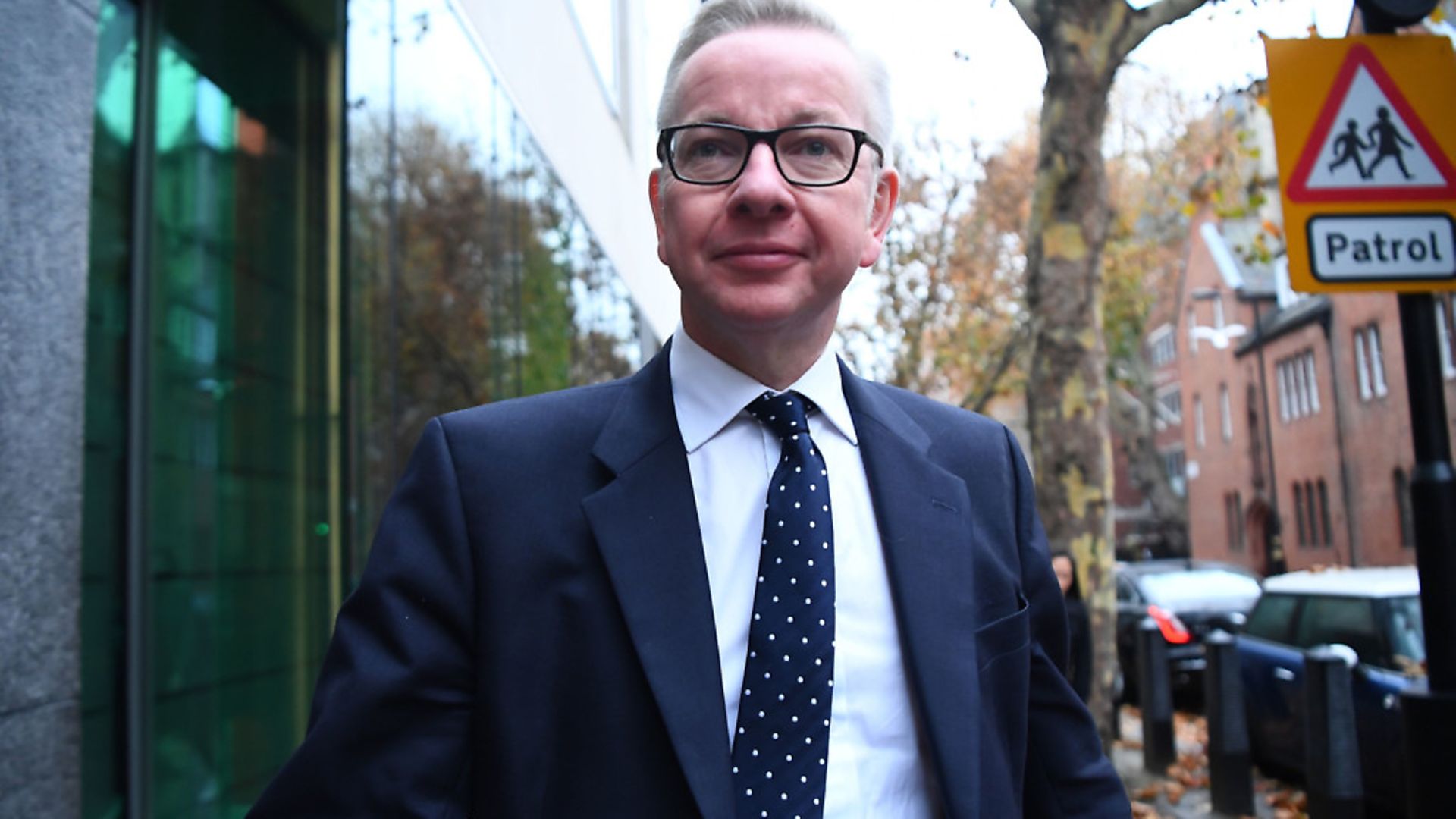 Environment Secretary Michael Gove arrives at his office in Westminster. Photograph: Victoria Jones/PA Wire - Credit: PA