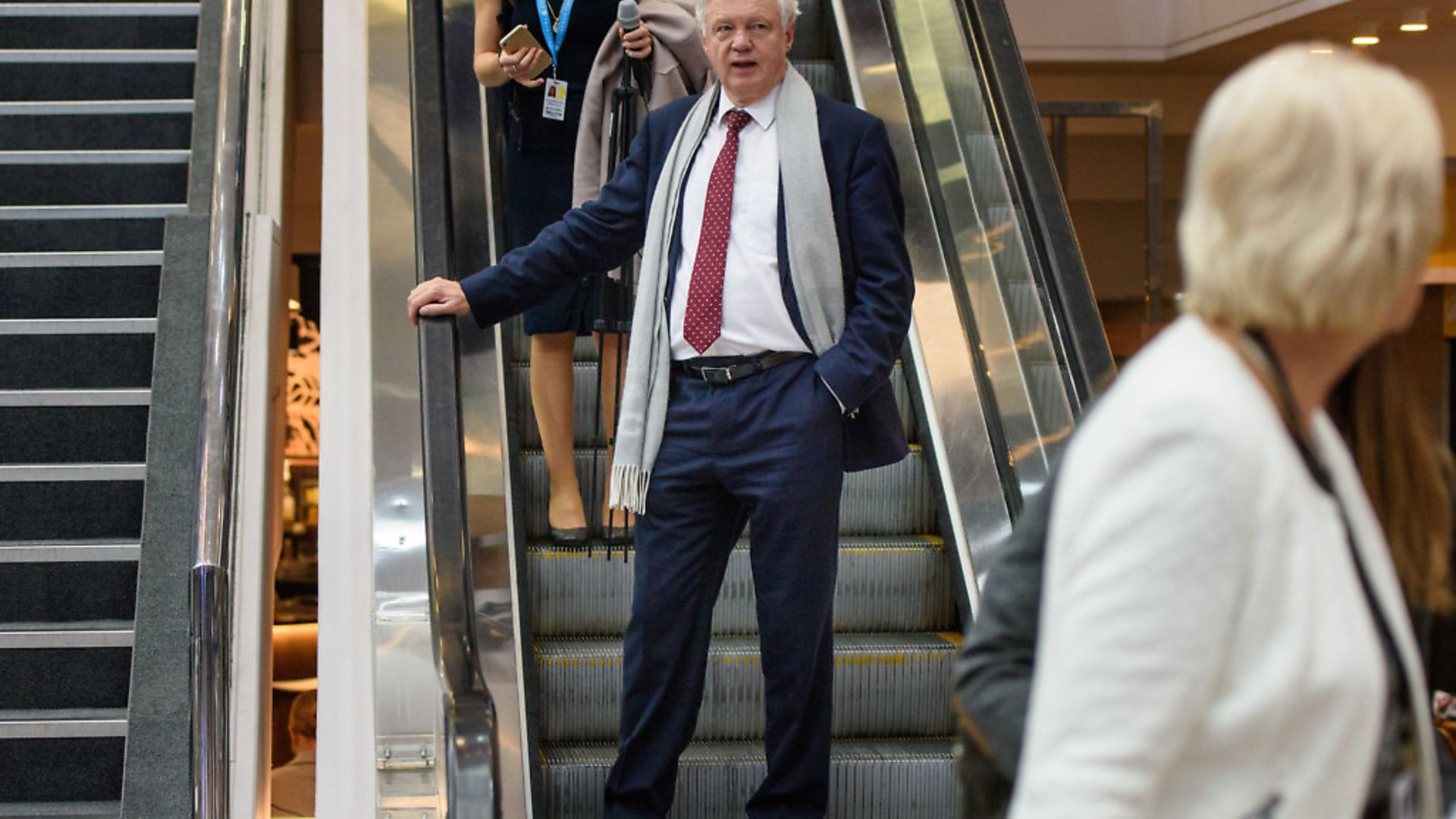 David Davis MP during the Conservative Party annual conference. Photograph: Matt Crossick/EMPICS. - Credit: Empics Entertainment