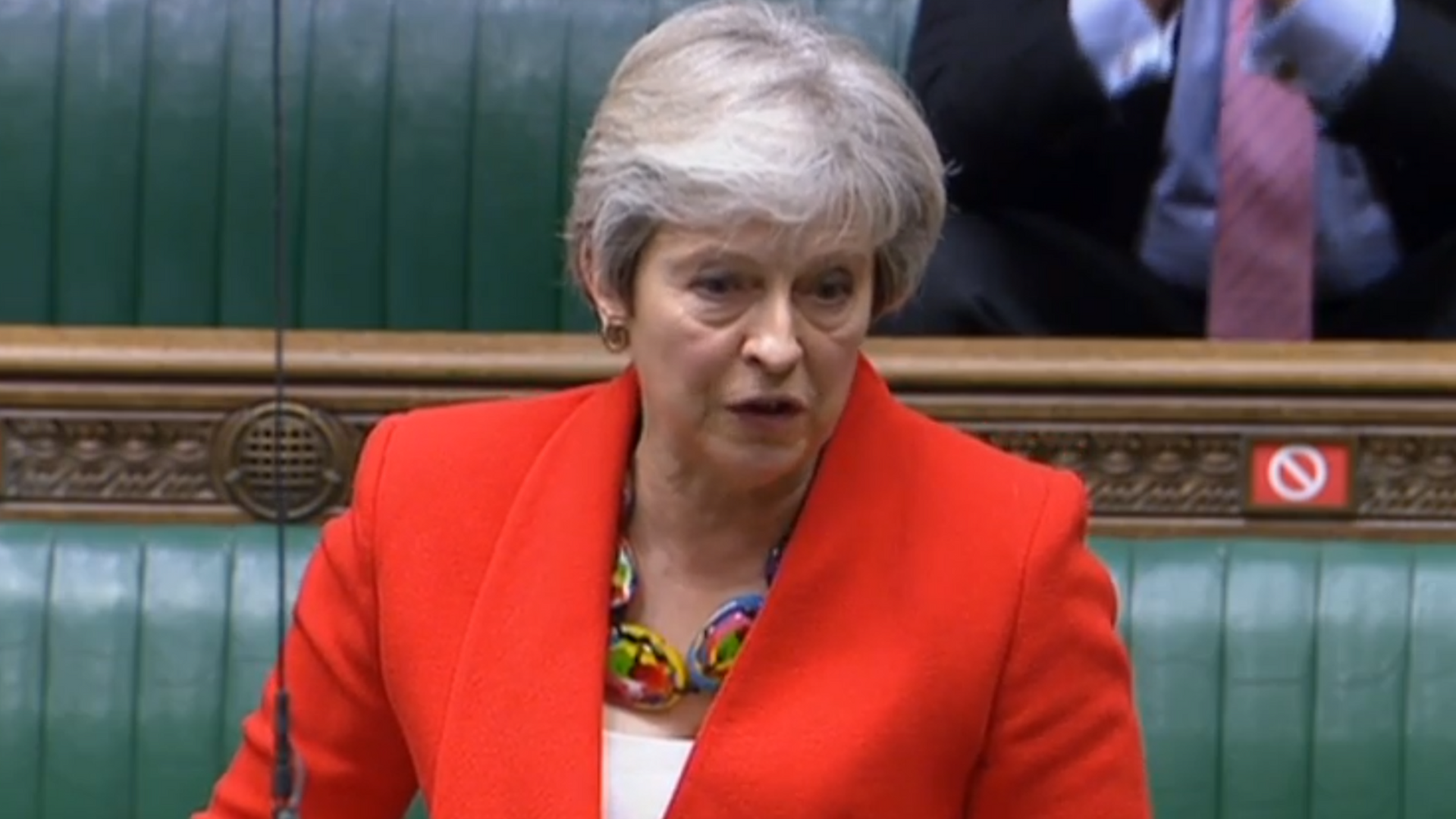 Former prime minister Theresa May - Credit: Parliament Live