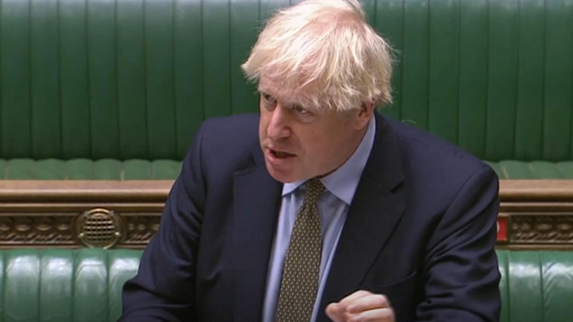 Prime minister Boris Johnson was told to 'keep up' with the latest coronavirus restrictions after appearing not to know them during Prime Minister's Questions - Credit: PA