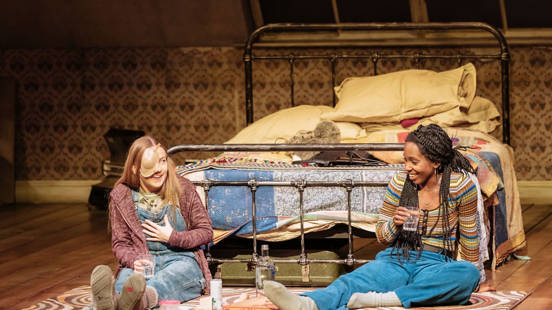 No laughing matter: Imogen Doel and Tamara Lawrence in The Tell-Tale Heart. Photo: Manuel Harlan - Credit: Archant