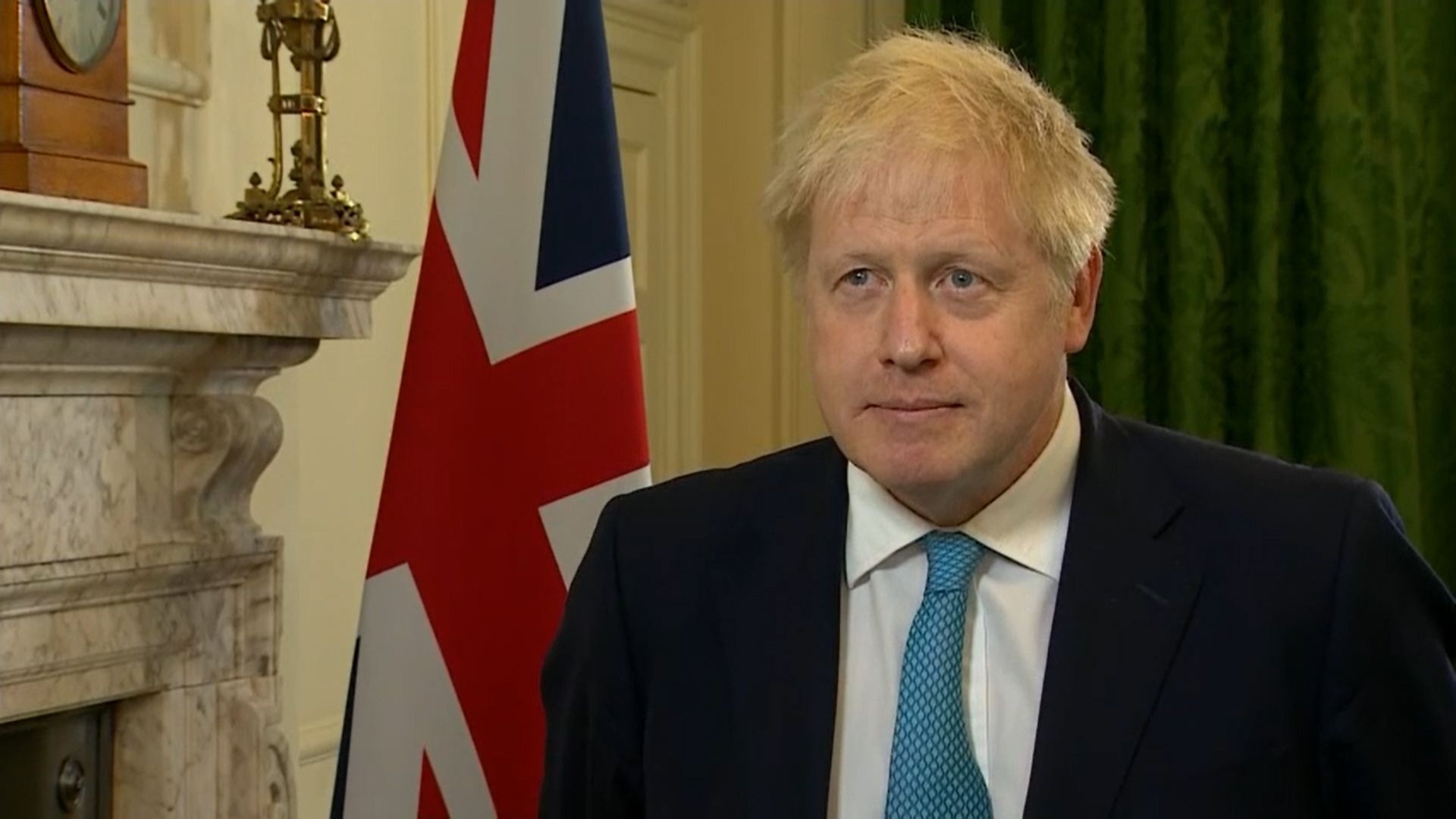 Boris Johnson at 10 Downing Street giving a statement on post-Brexit trade talks - Credit: PA