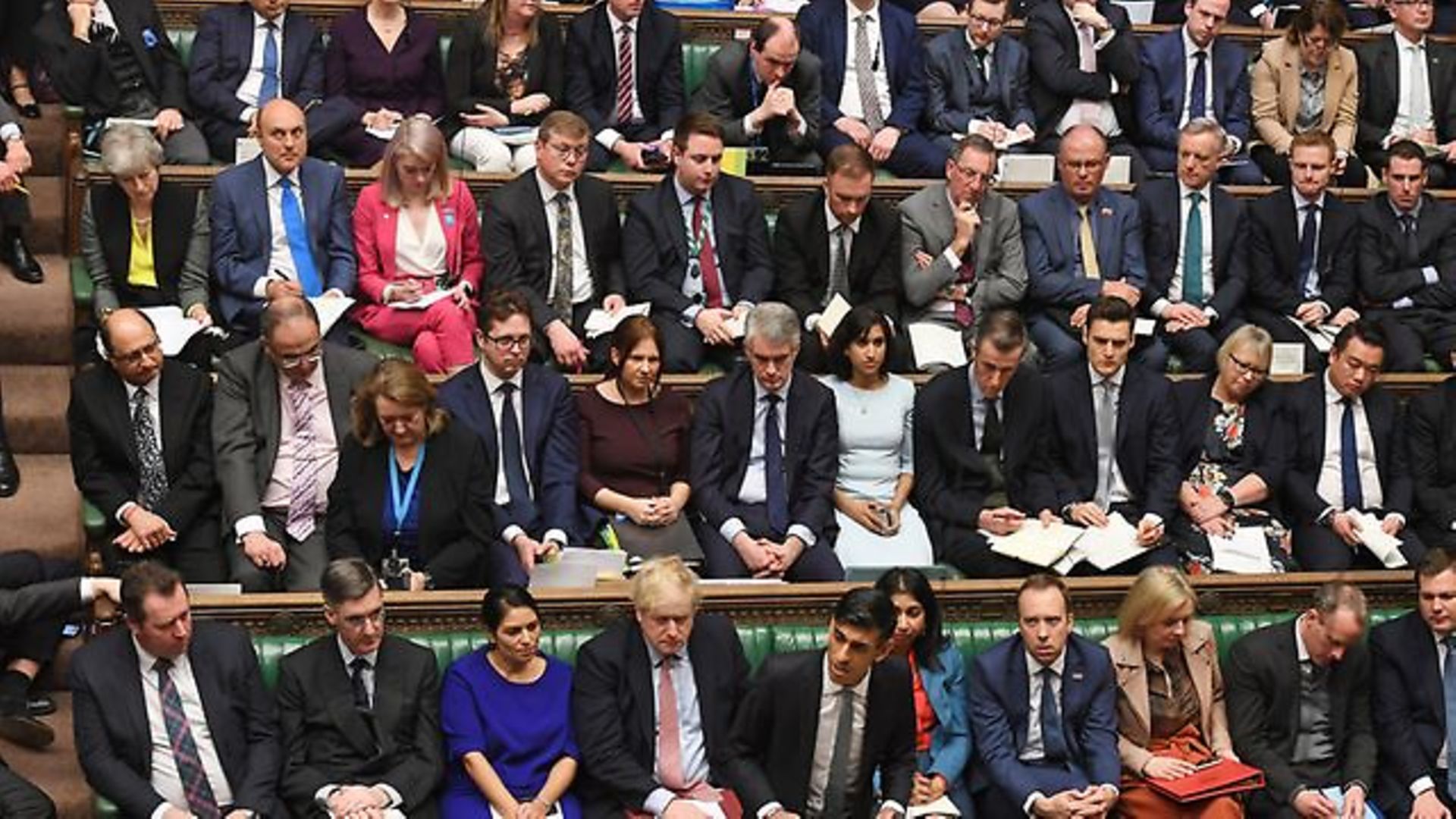 Tory MPs in the House of Commons on Budget Day - Credit: Jessica Taylor