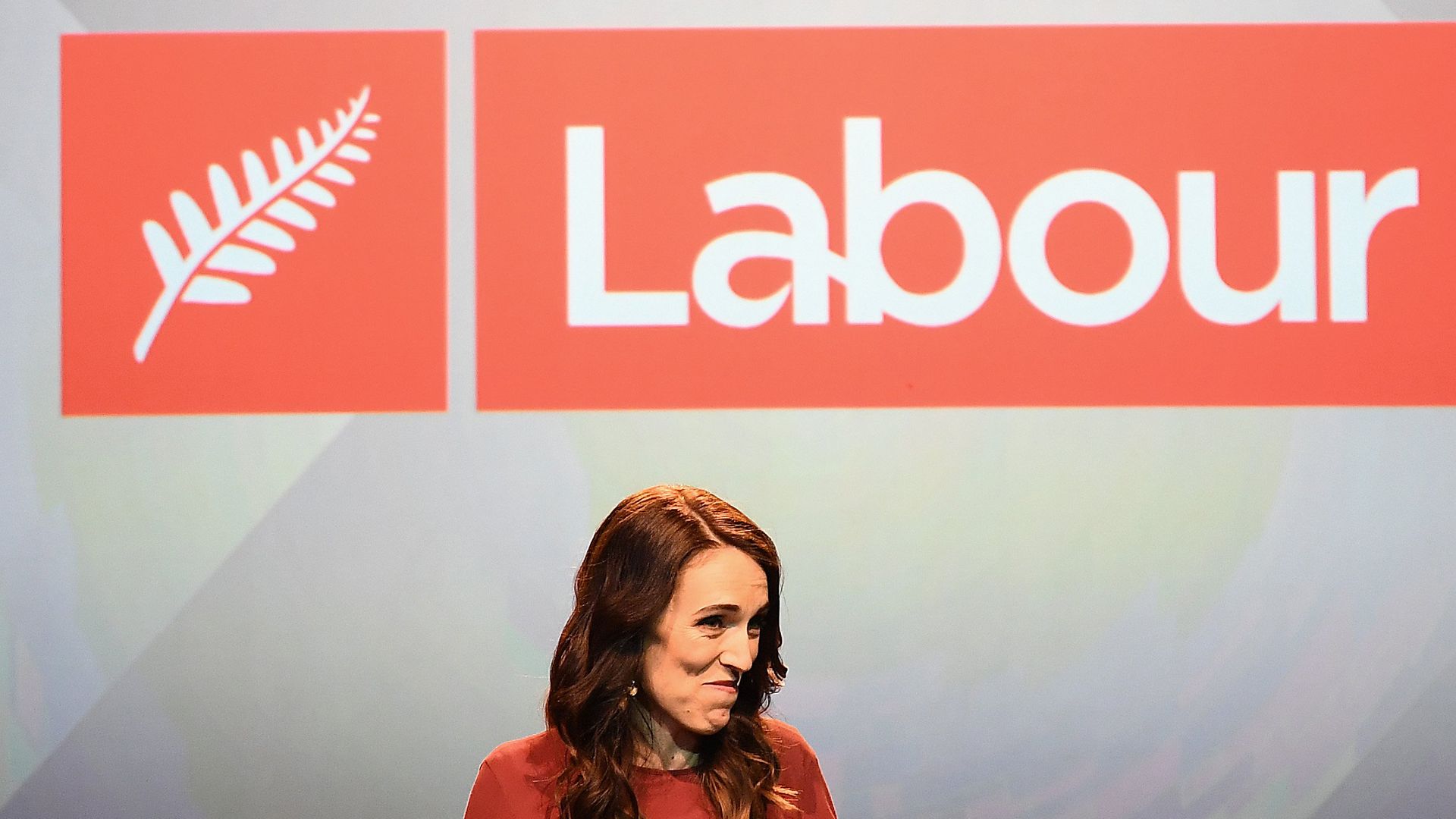 Labour Party leader and New Zealand Prime Minister Jacinda Ardern claims victory - Credit: Hannah Peters/Getty Images