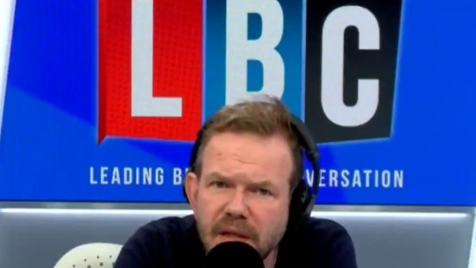 James O'Brien said the coronavirus crisis has exposed the government as being out of touch with reality - Credit: Twitter, LBC