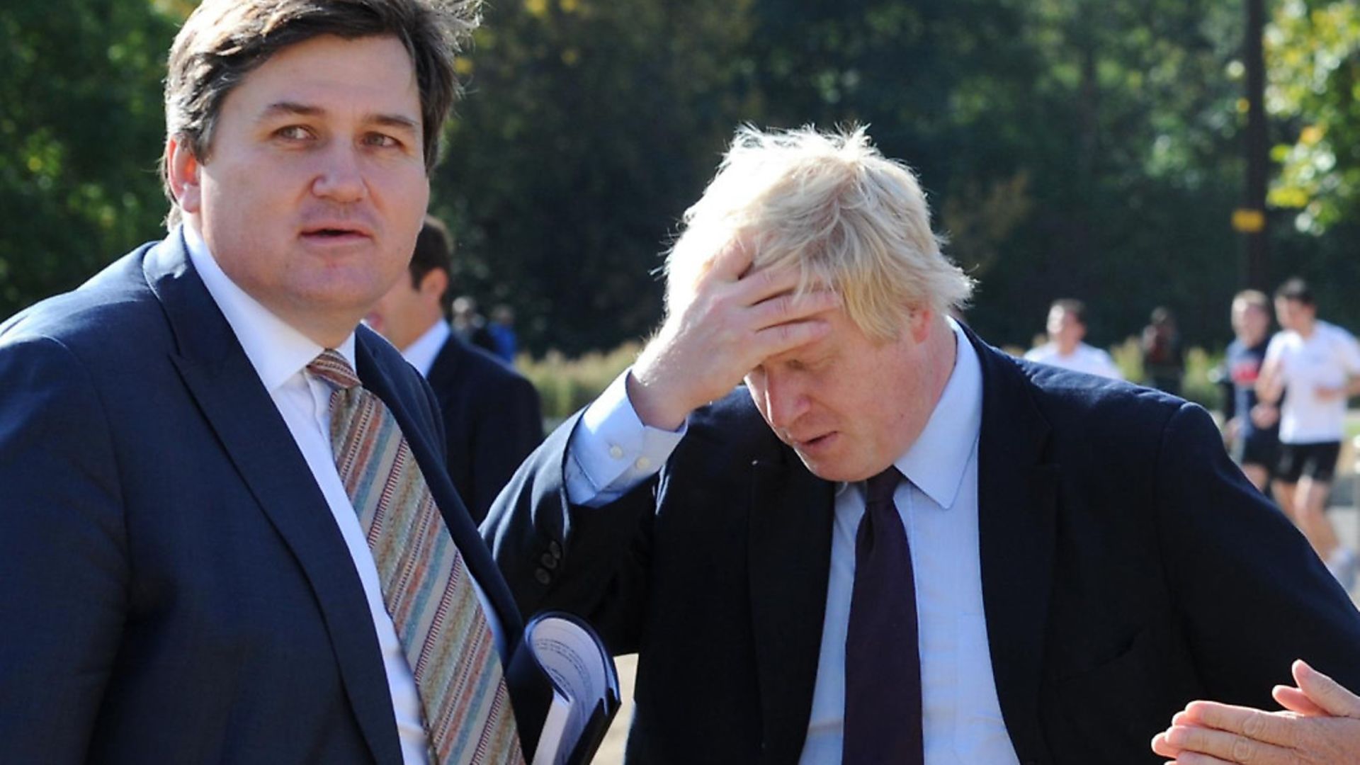 Boris Johnson and Kit Malthouse. Photograph: Stefan Rousseau/PA. - Credit: PA Archive/PA Images