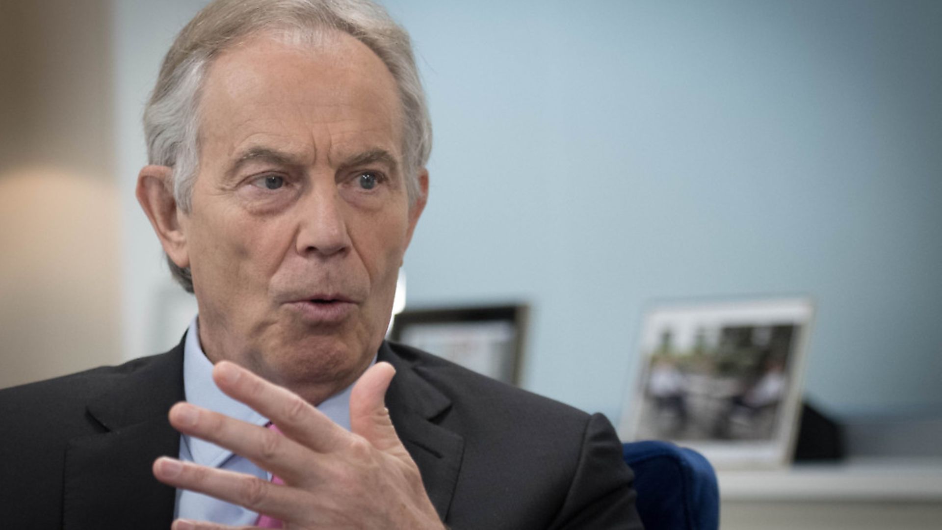 Former prime minister Tony Blair has warned of the dangers of a no-deal Brexit for Northern Ireland Photo: PA / Stefan Rousseau - Credit: PA Wire/PA Images