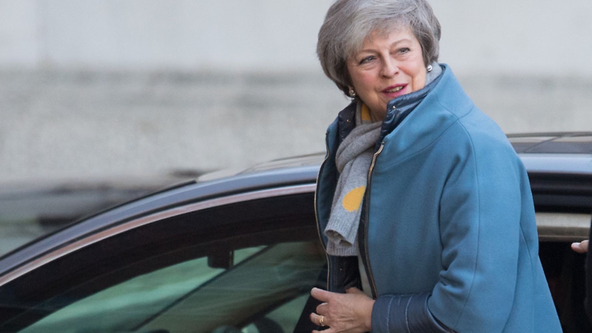 Prime Minister Theresa May arrives at the rear entrance of Downing Street, London. Photograph: Dominic Lipinski/PA Wire - Credit: PA