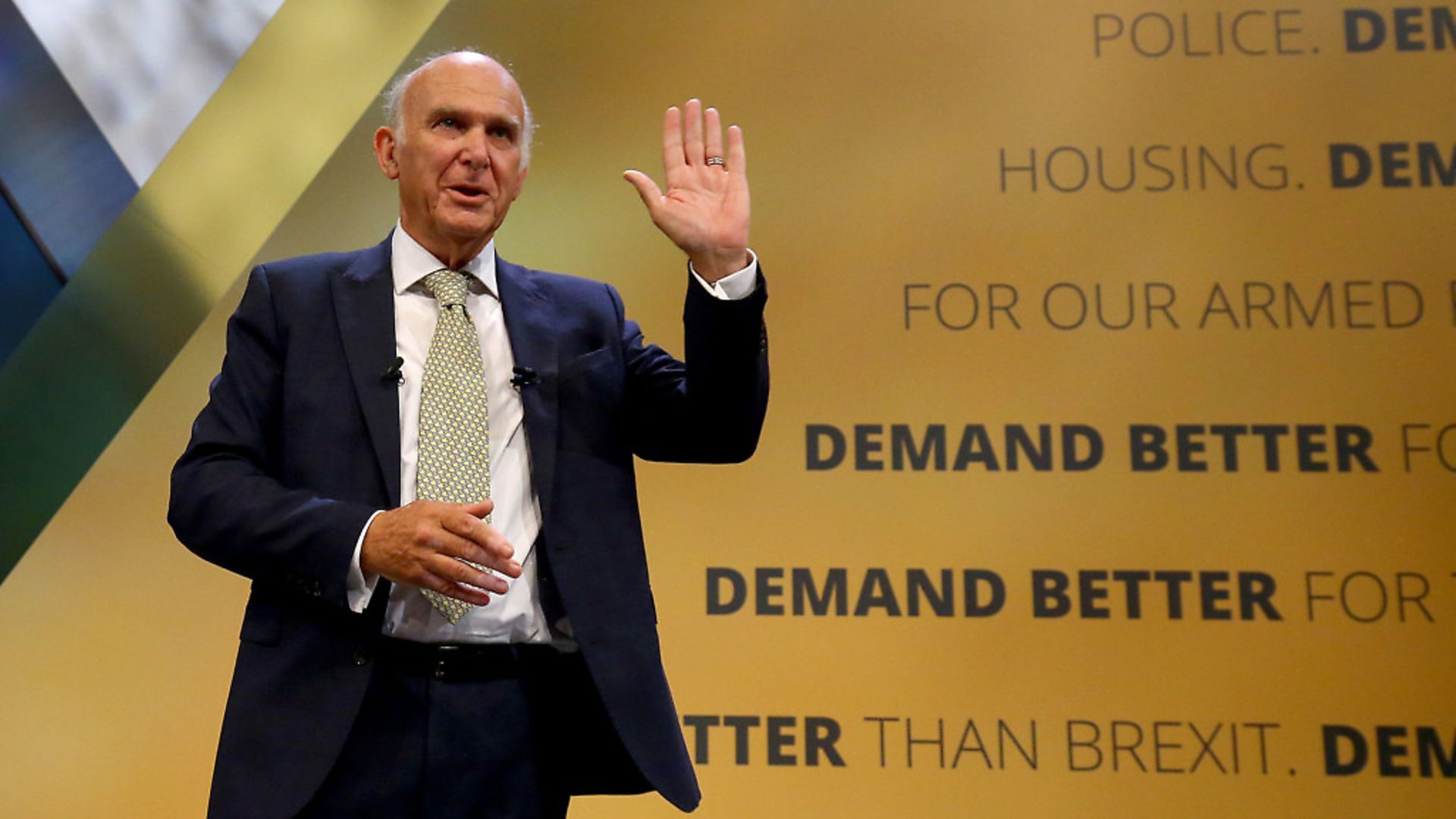 Liberal Democrats leader Sir Vince Cable. Photograph: Gareth Fuller/PA. - Credit: PA Wire/PA Images