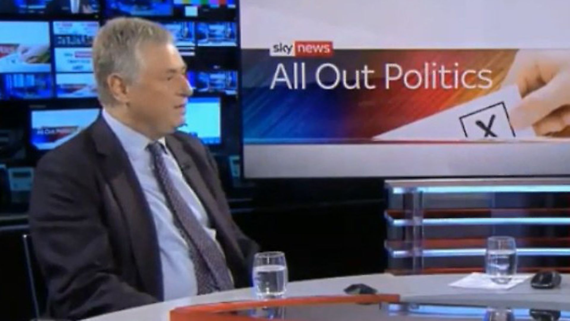 Martin Howe QC from Lawyers for Britain speaks to Sky News' Adam Boulton. Photograph: Sky. - Credit: Archant