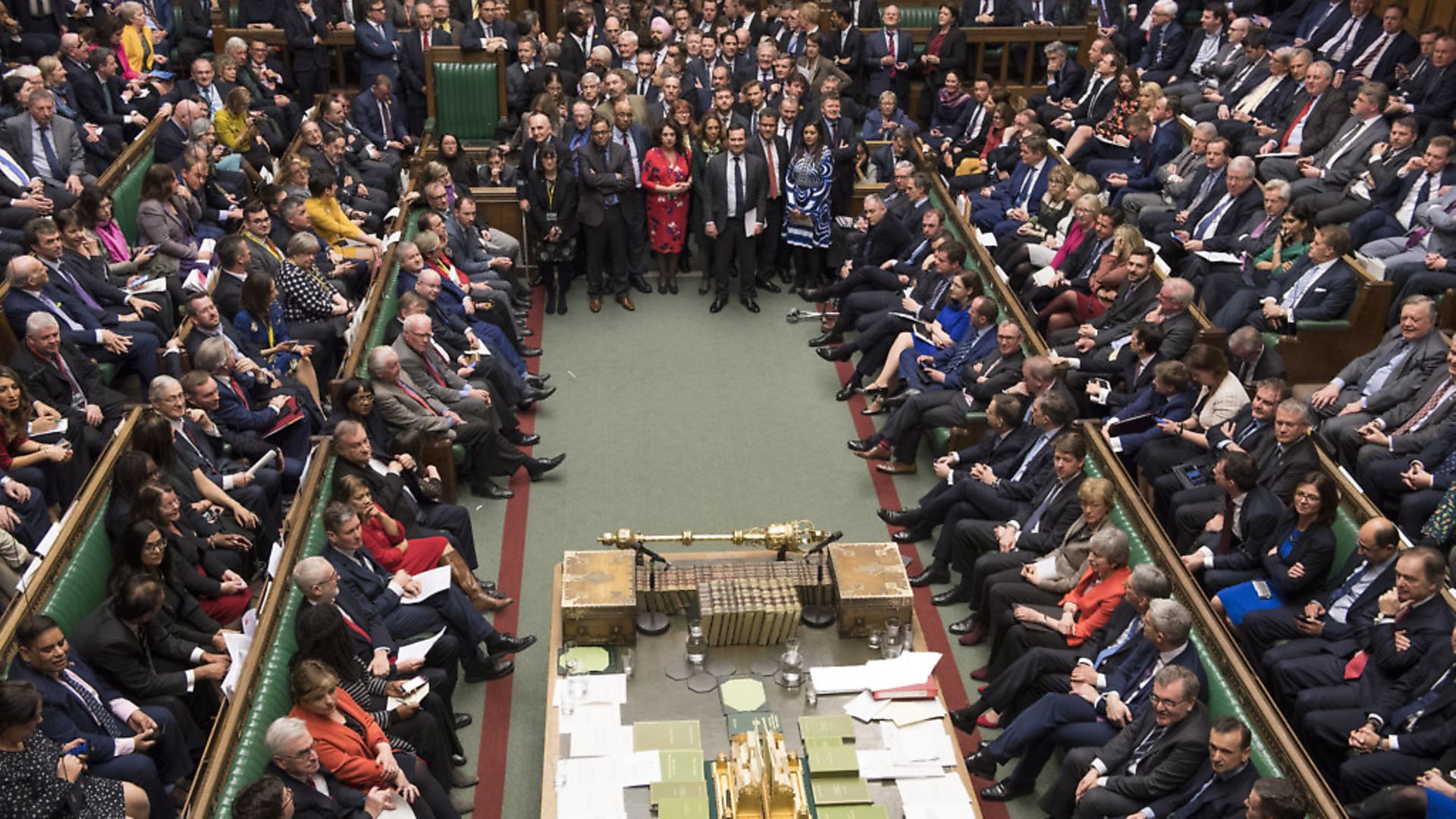 MPs in the House of Commons for the result of the Meaningful Vote. Photograph: Mark Duffy/House of Commons. - Credit: Archant