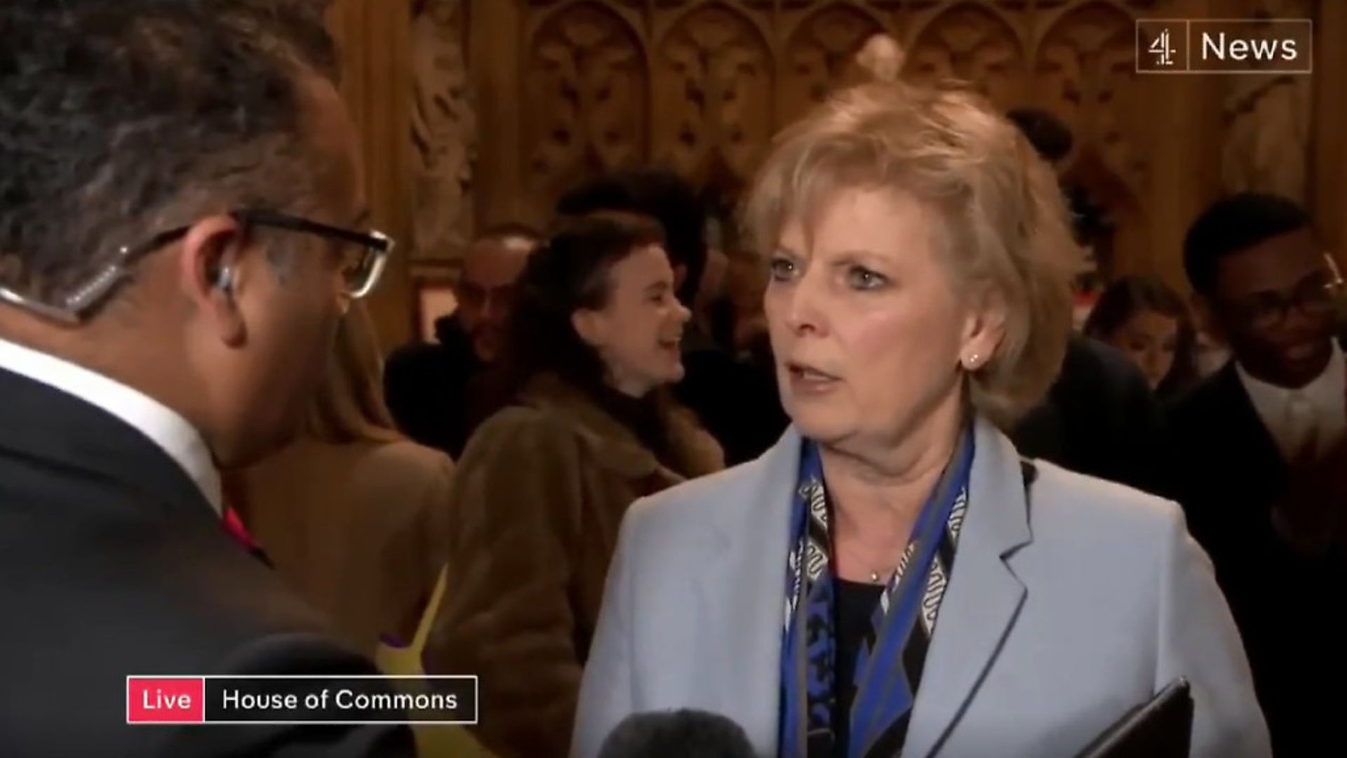Anna Soubry speaks on Channel 4 News about a People's Vote. Photograph: Channel 4. - Credit: Archant