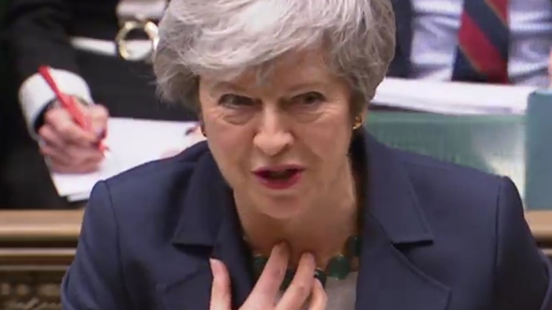 Prime Minister Theresa May speaking in the House of Commons. Photograph: House of Commons/PA Wire - Credit: PA