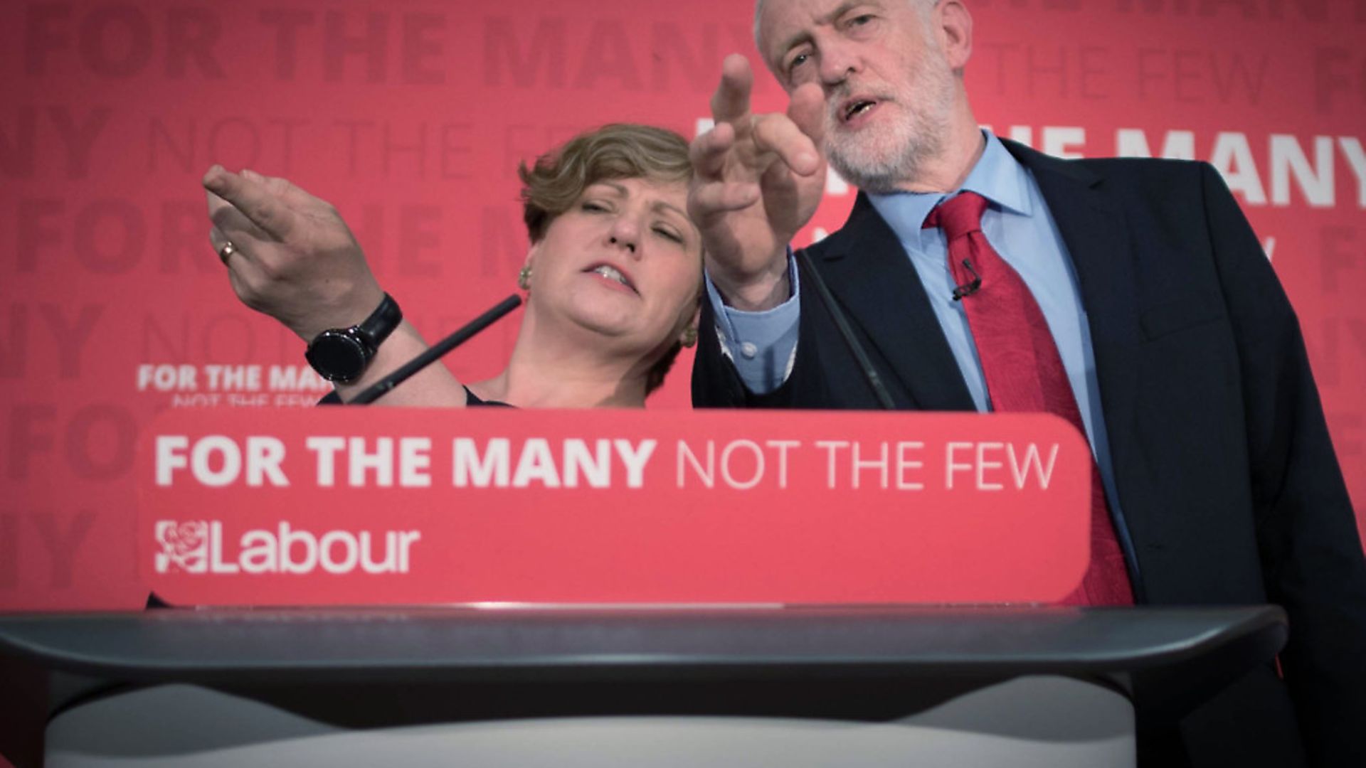 Emily Thornberry and Jeremy Corbyn. Picture: Stefan Rousseau/PA - Credit: PA Wire/PA Images