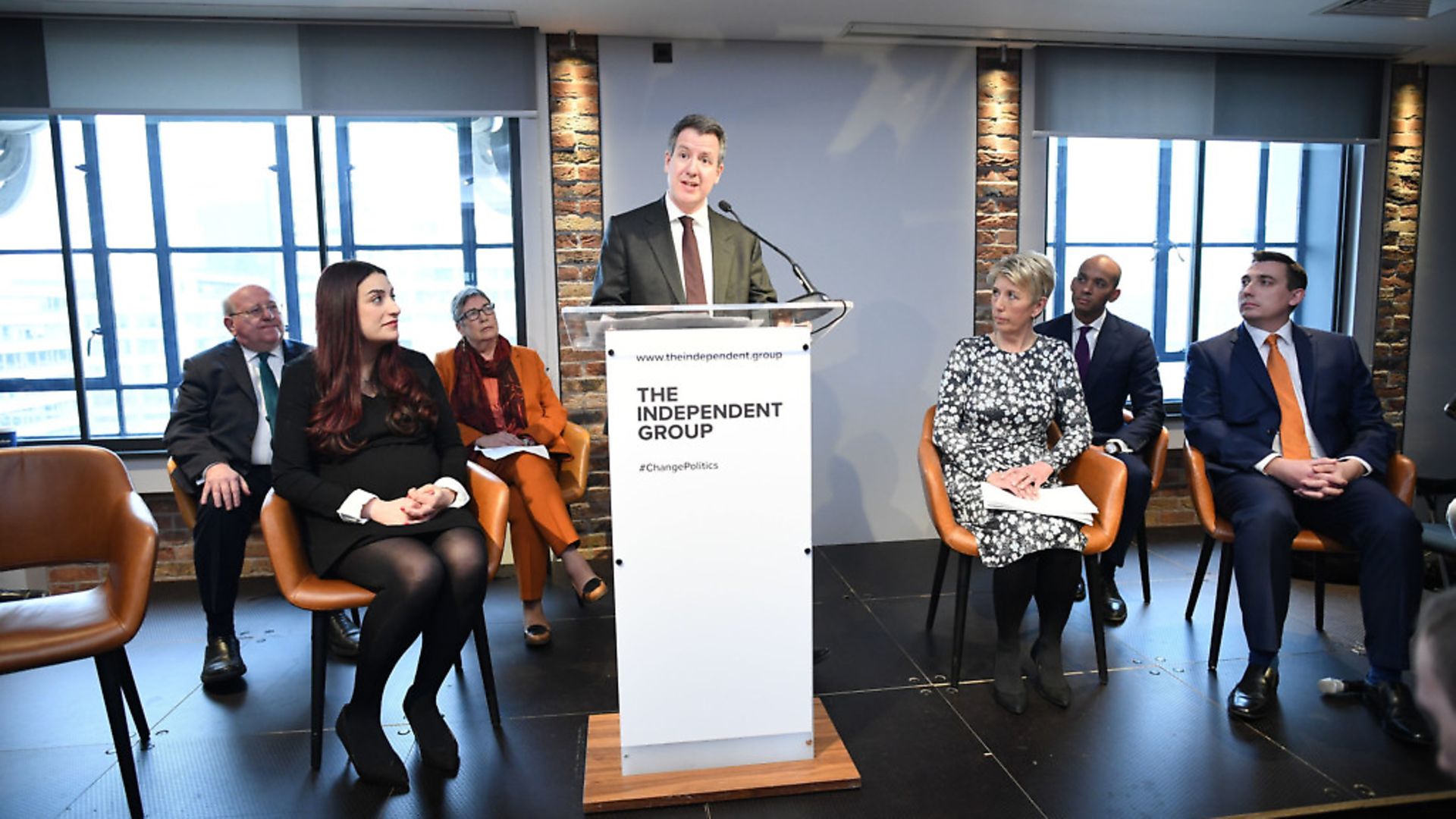 Labour MP Chris Leslie who has announced his resignation during a press conference along with a group of six other Labour MPs, including, Luciana Berger, Chuka Umunna, Gavin Shuker, Angela Smith and Mike Gapes and Ann Coffey. Photograph: Stefan Rousseau/PA Wire - Credit: PA
